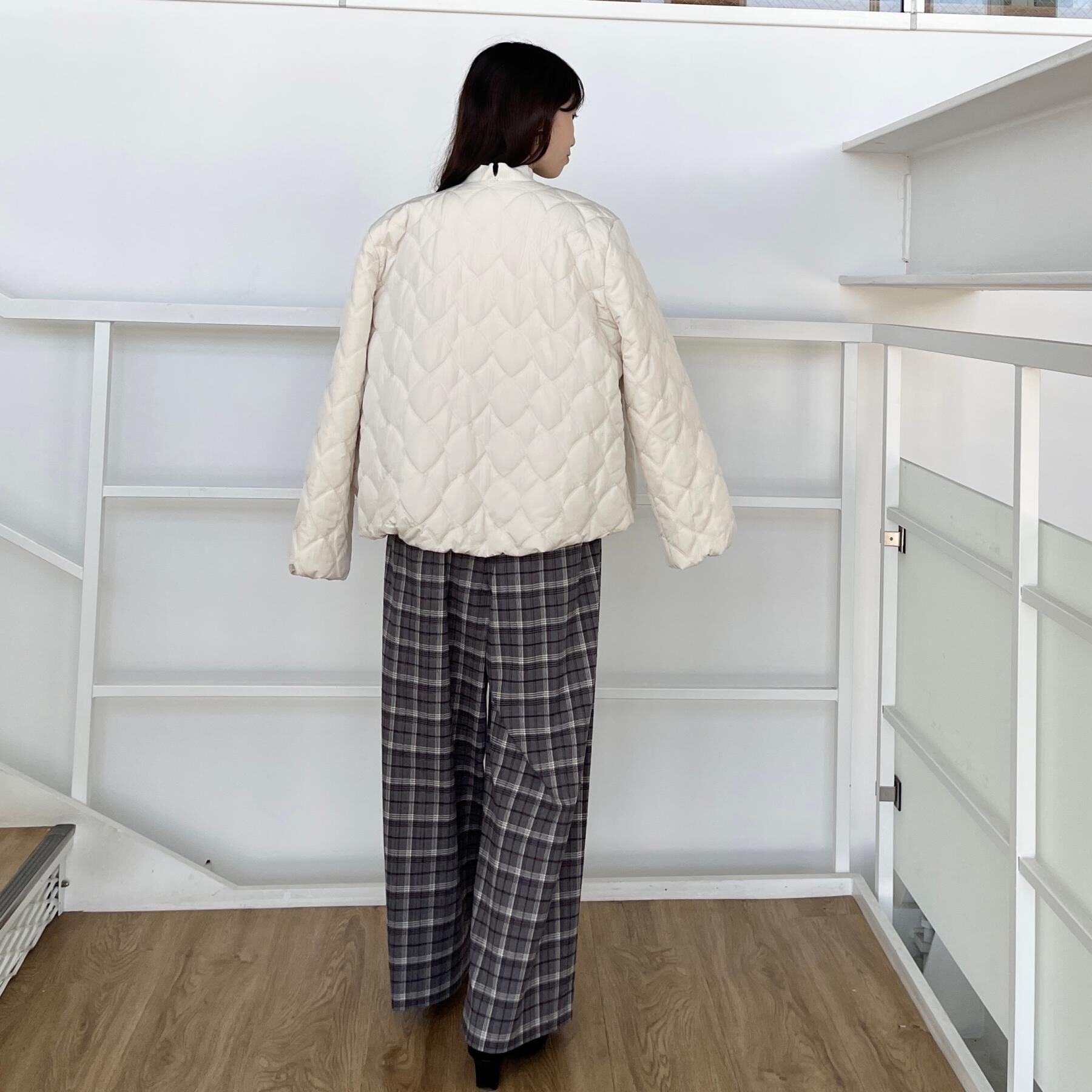 Couture broach「【撥水・大人可愛い】リボンキルティングジャケット」|ブルゾン・スタジャン|