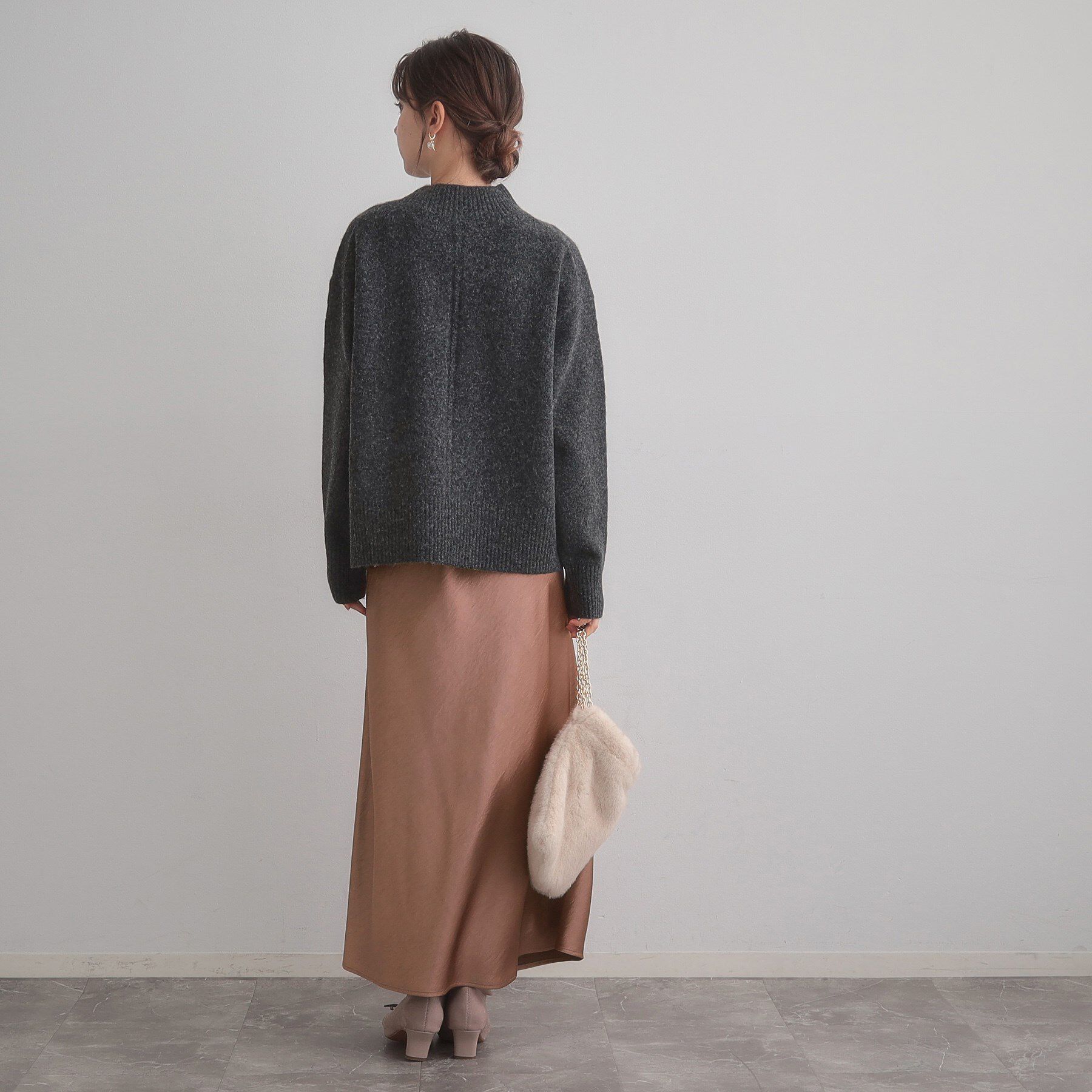 Couture broach「シルキーヘビーサテンスカート」|スカート|