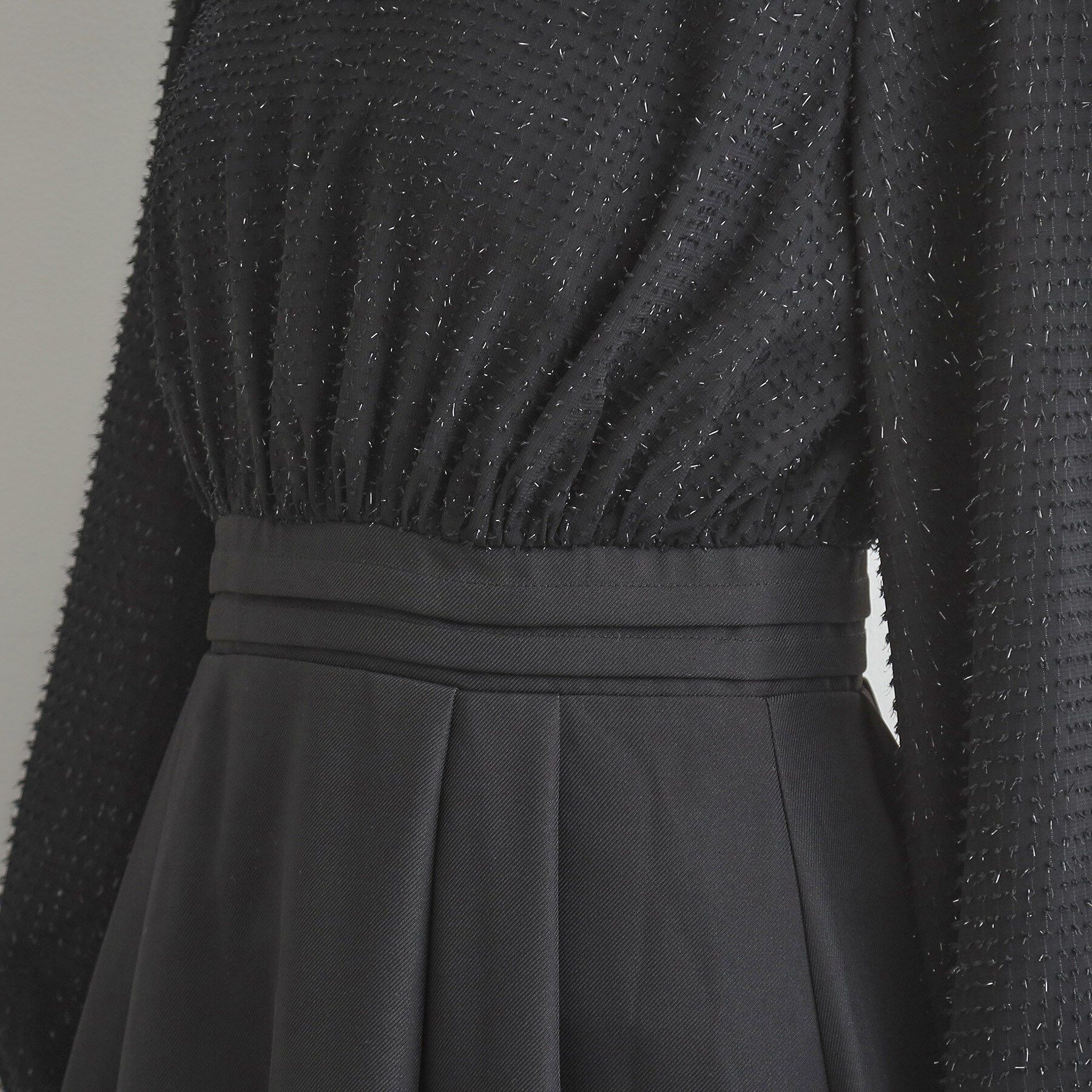 Couture broach「【通勤・ラメジャカード】ドッキングワンピース」|ワンピース|