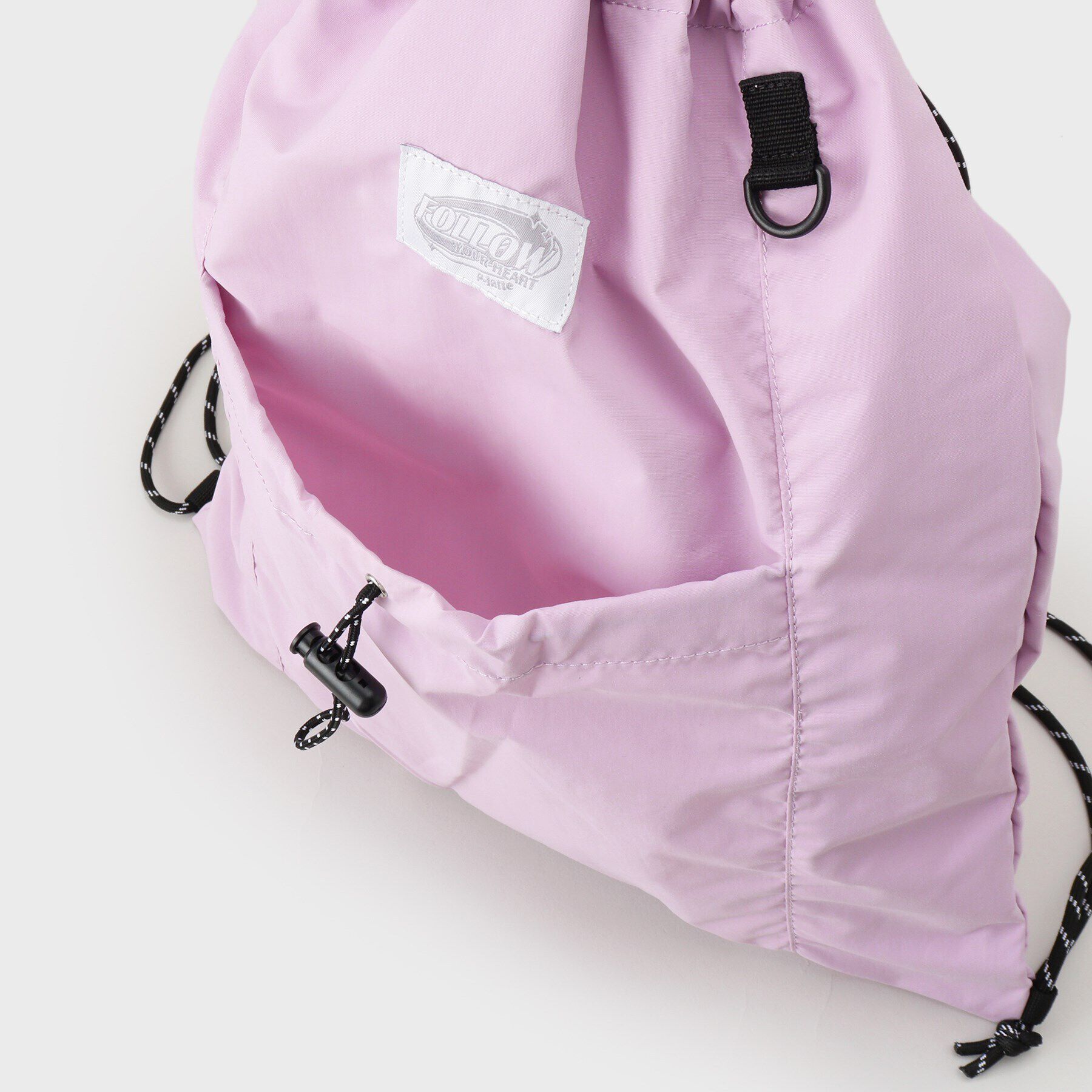 PINK-latte「ドロストナップサック」|リュック|