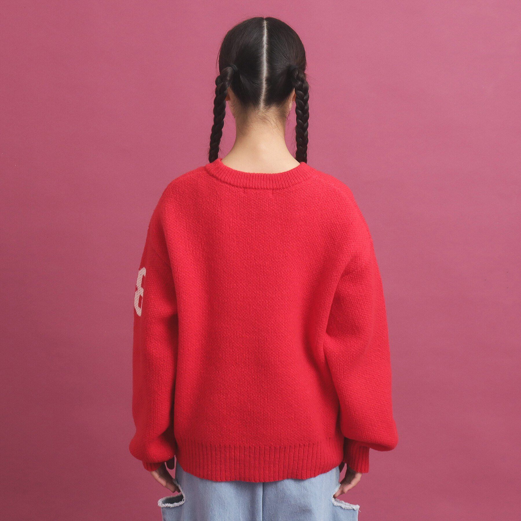 PINK-latte「冬に着たい！ジャカード編モヘヤ調アソートニット」|ニット・セーター|