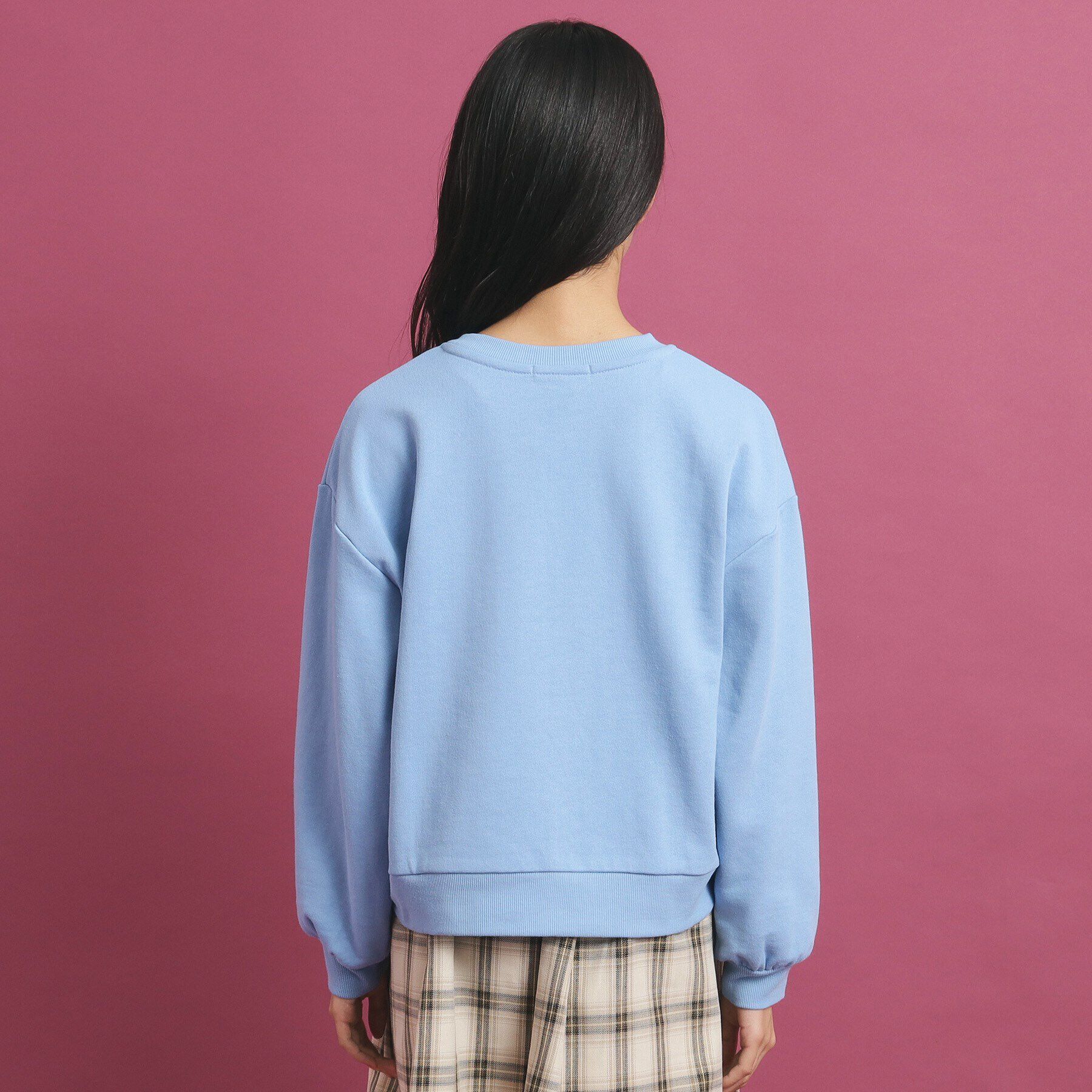 PINK-latte「リンガー裏毛プルオーバー」|Tシャツ・カットソー|