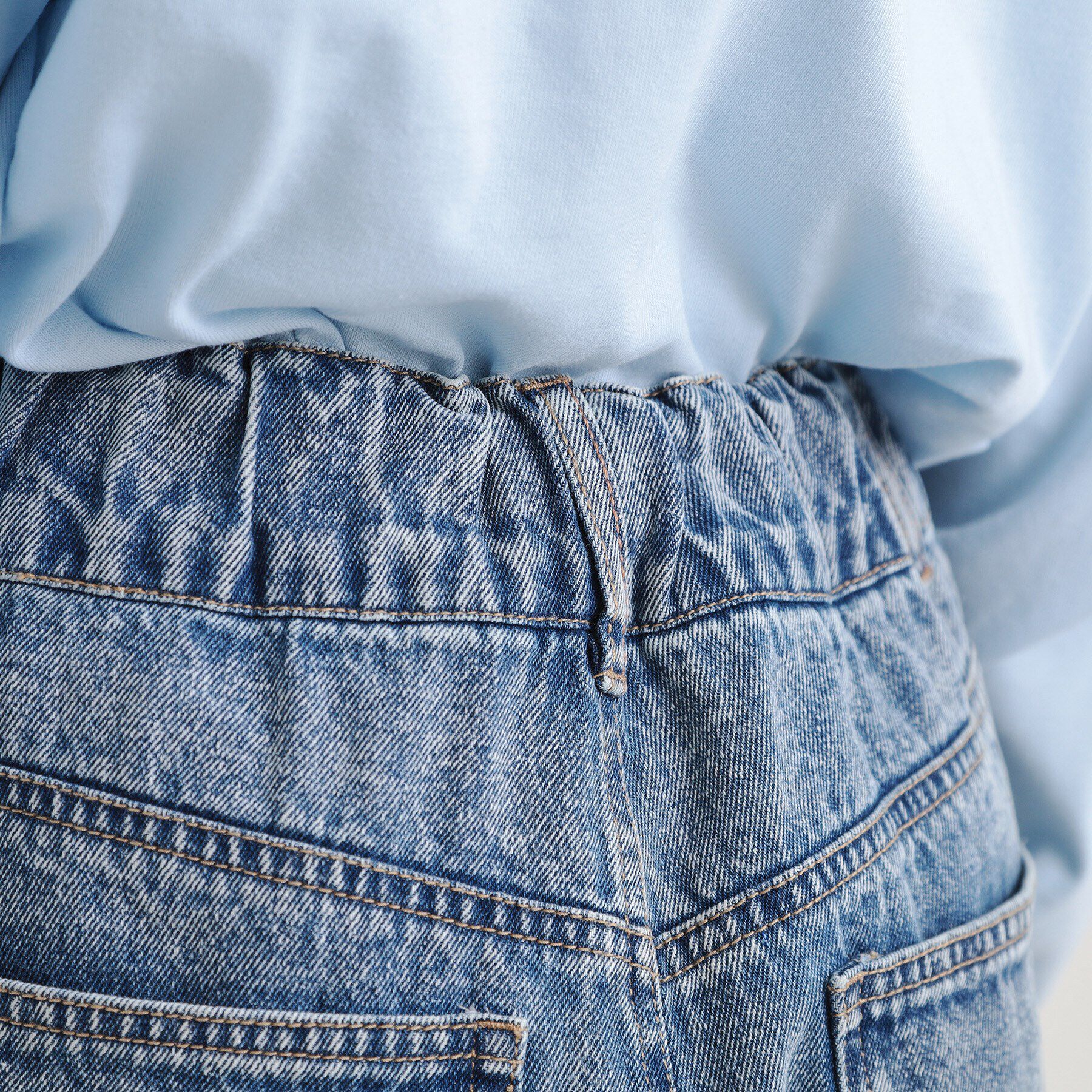 PINK-latte「タックワイドストレートデニム」|その他|