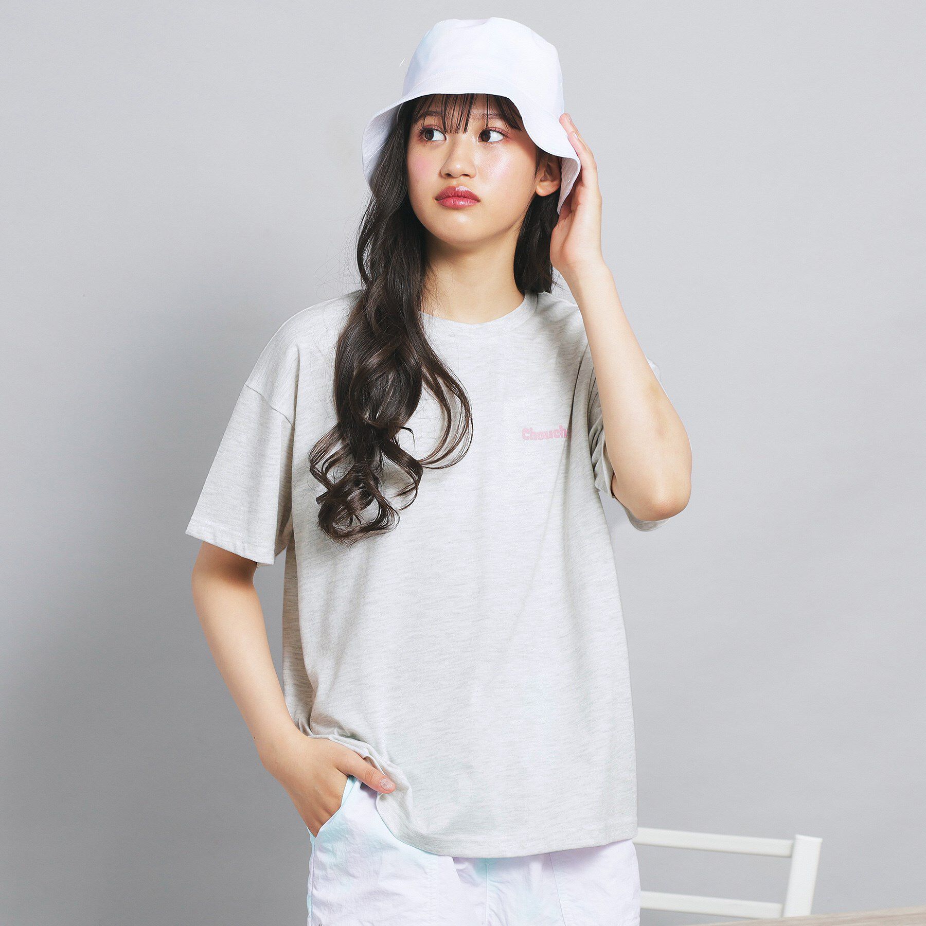 PINK-latte「ペアくまちゃんビッグTシャツ」|Tシャツ・カットソー|