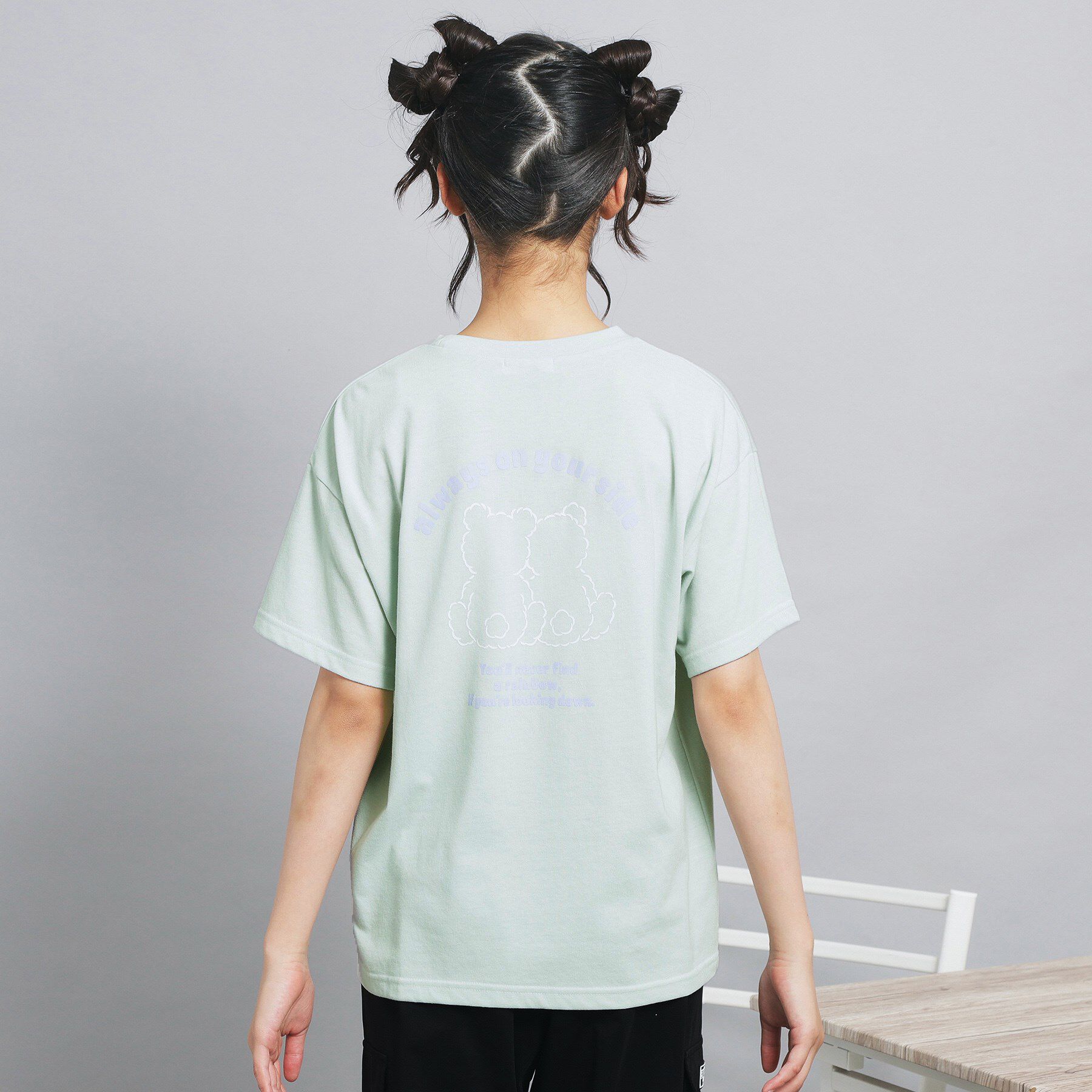 PINK-latte「ペアくまちゃんビッグTシャツ」|Tシャツ・カットソー|