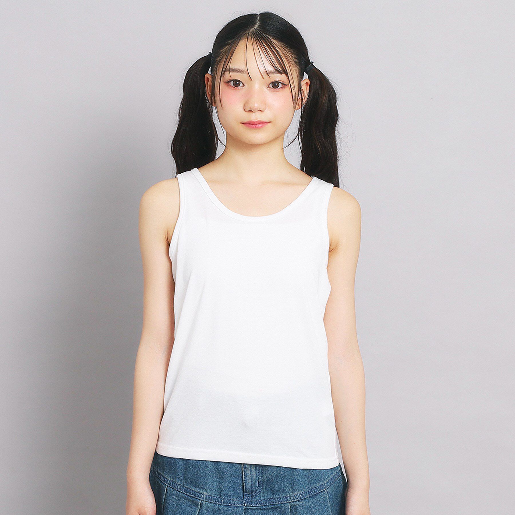 PINK-latte「【セットアイテム】ドロストチェック＋タンクセット」|その他|