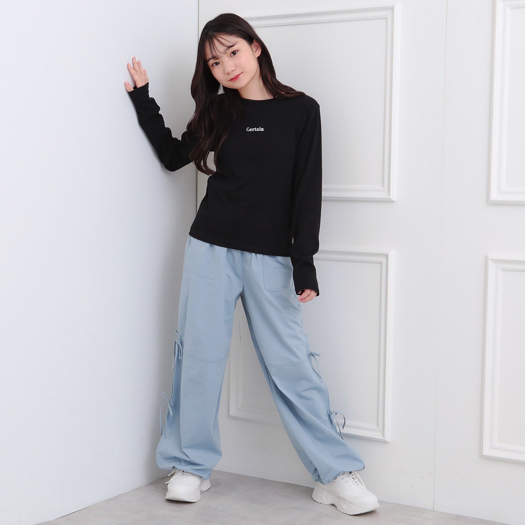 PINK-latte「シンプルテレコプルオーバー」|Tシャツ・カットソー|