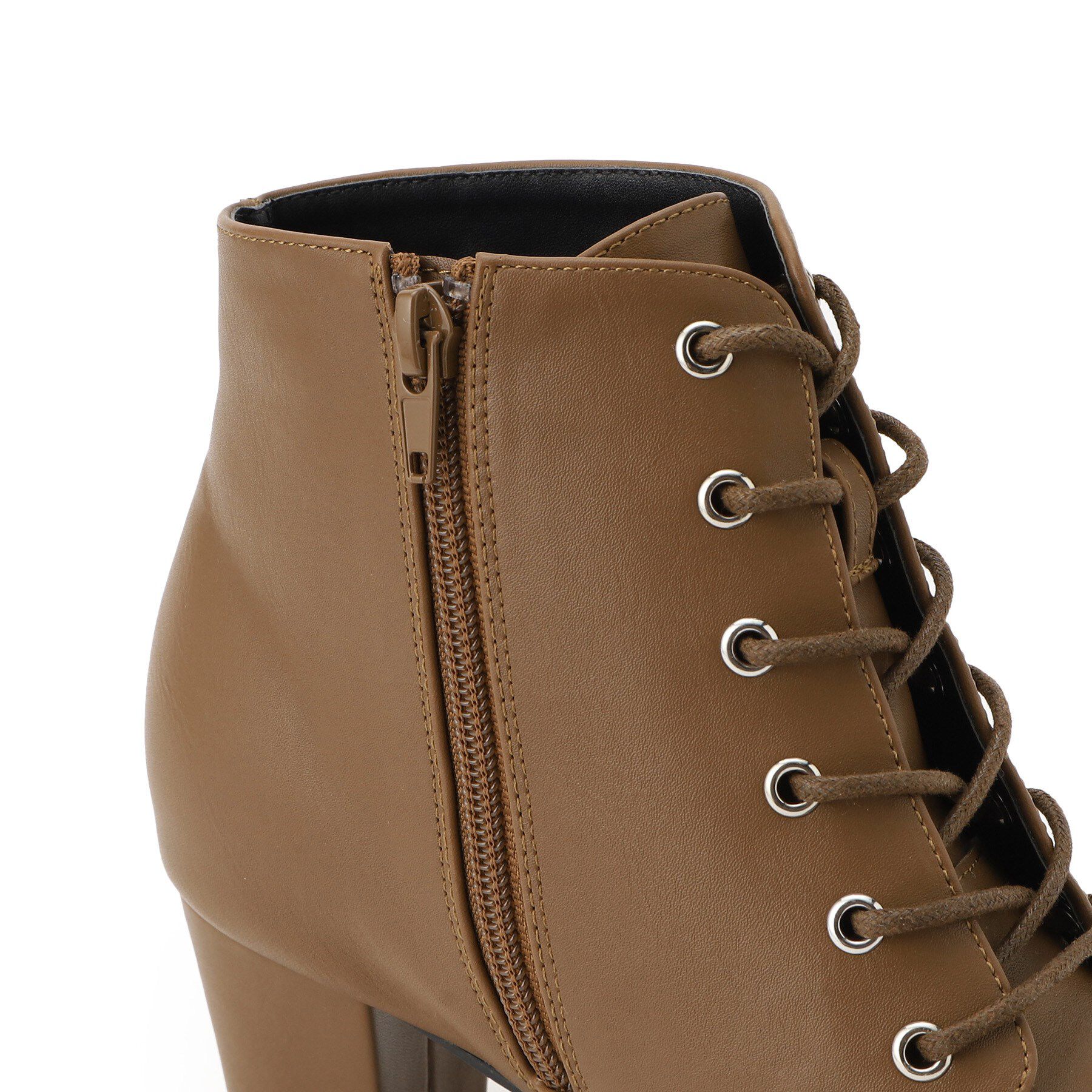 PINK-latte「太ヒールブーツ」|ショートブーツ|