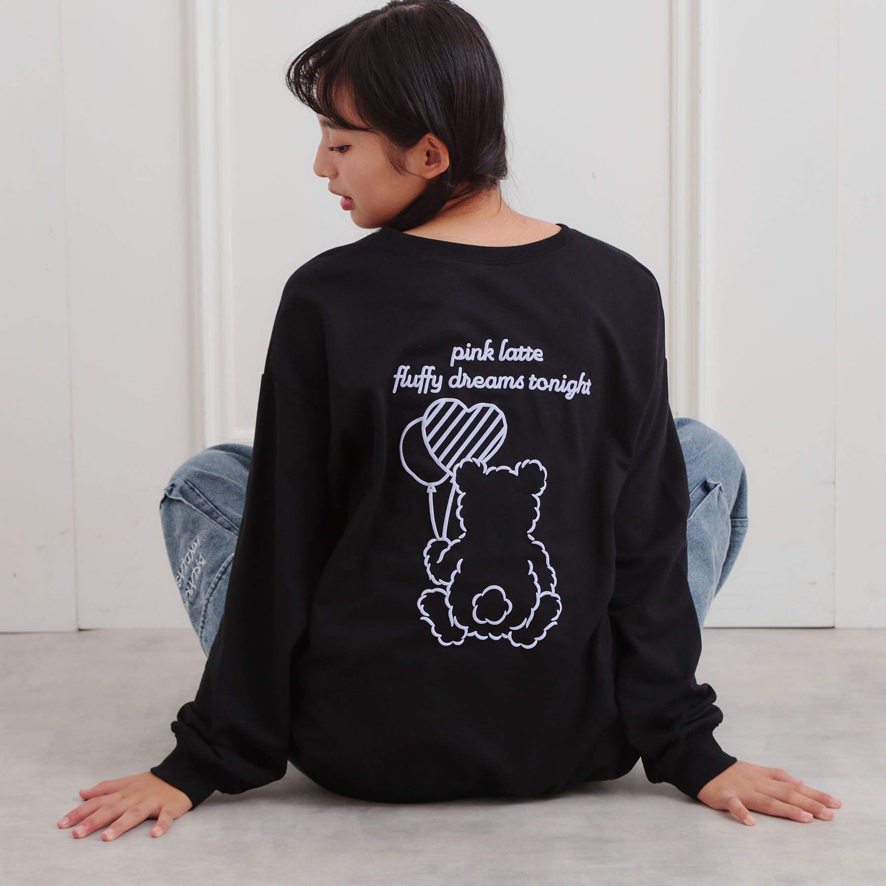 PINK-latte「クマちゃんミニ裏トレーナー」|その他|