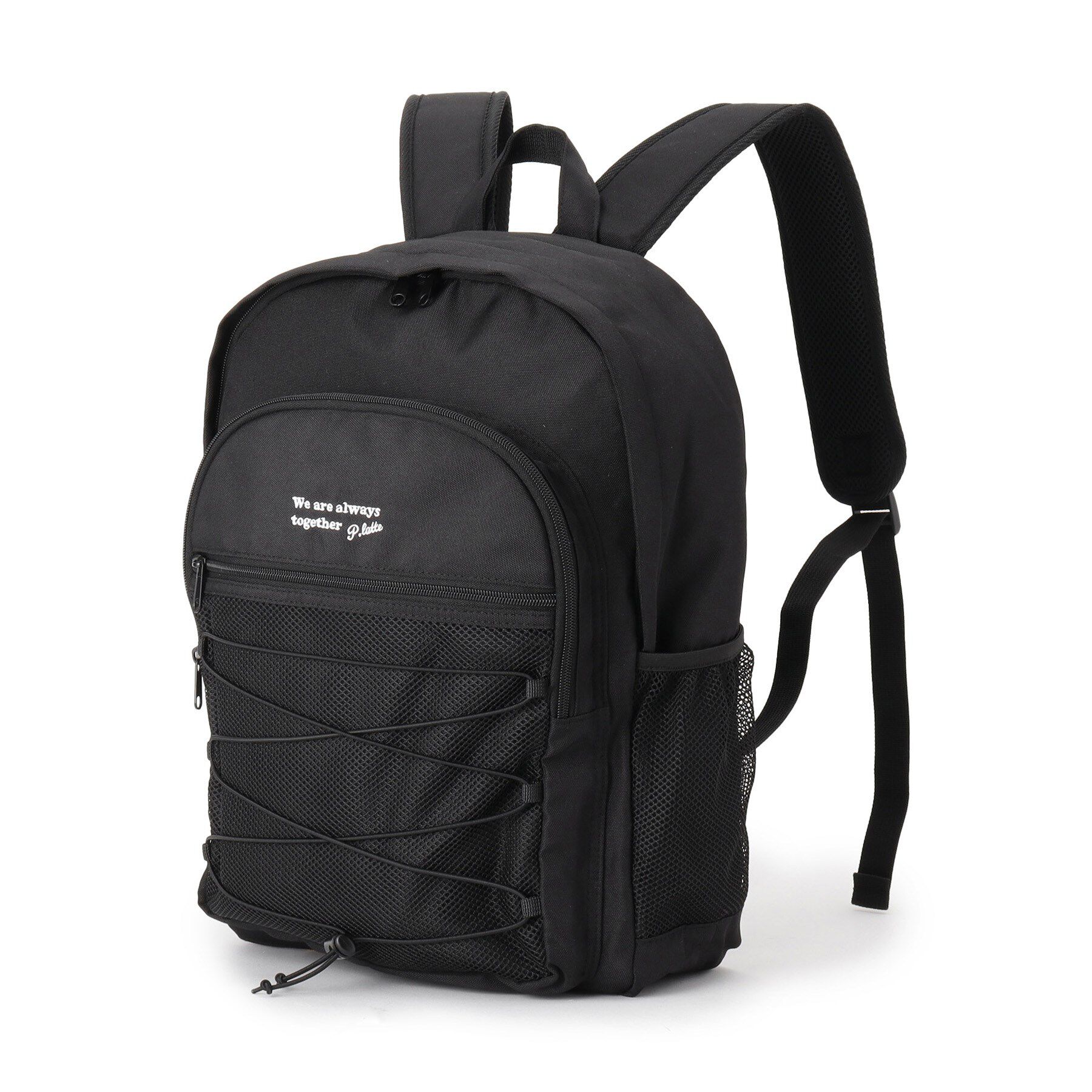 PINK-latte「【本体容量約20L】ドローメッシュリュック」|リュック|