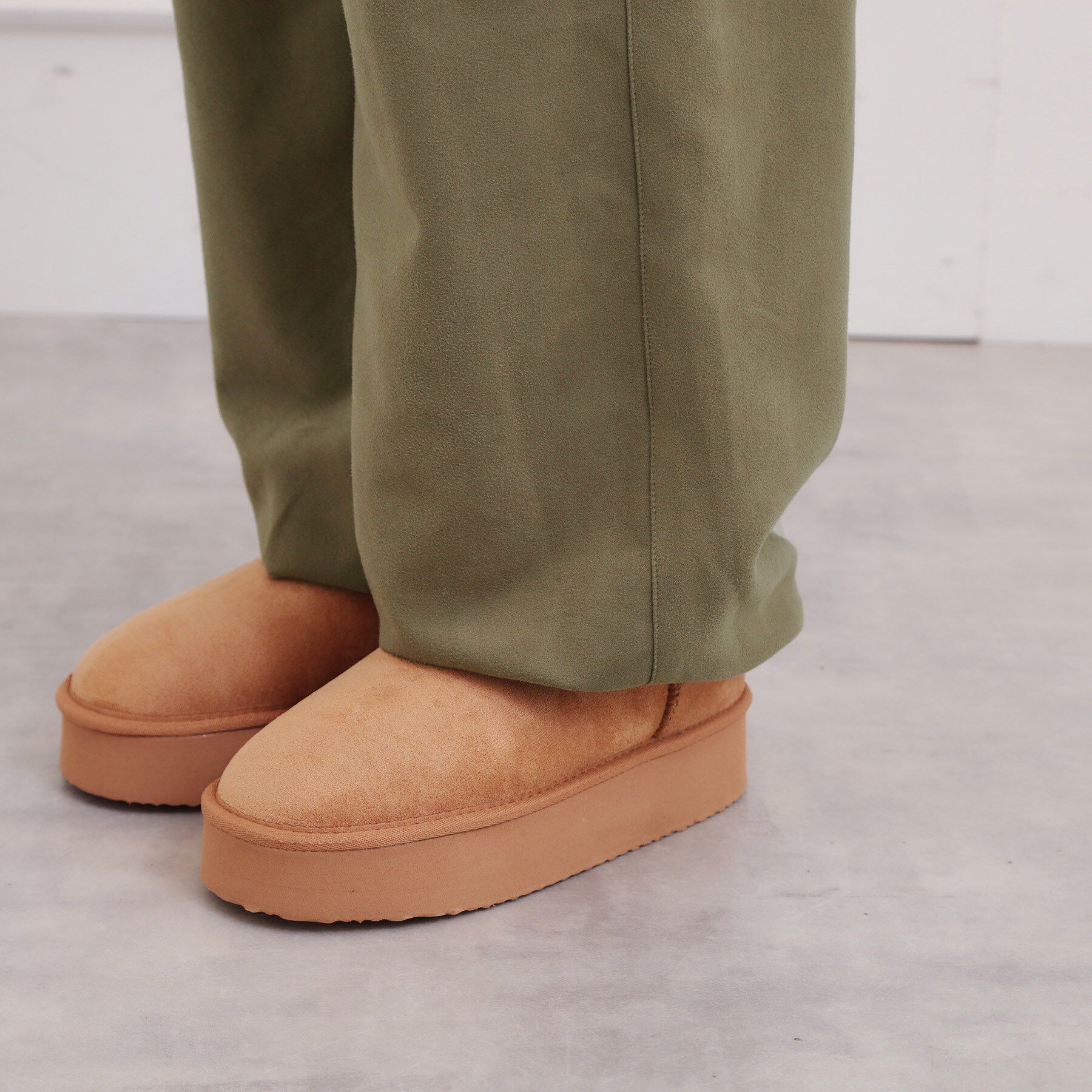 PINK-latte「ピーチ起毛ベーシックカーゴパンツ」|その他|