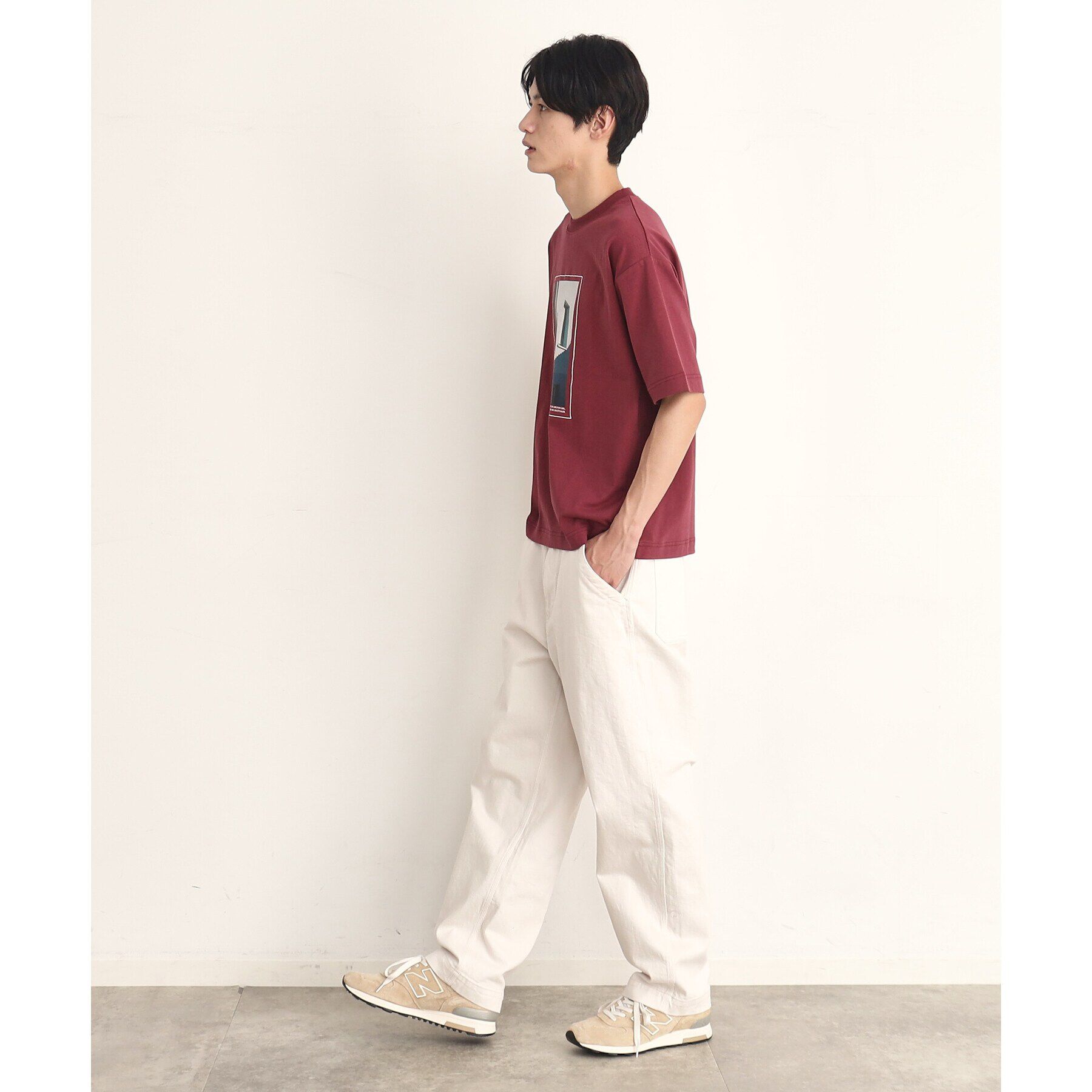 THE SHOP TK「オーガニックコットンFrenchフォトTシャツ」|Tシャツ・カットソー|