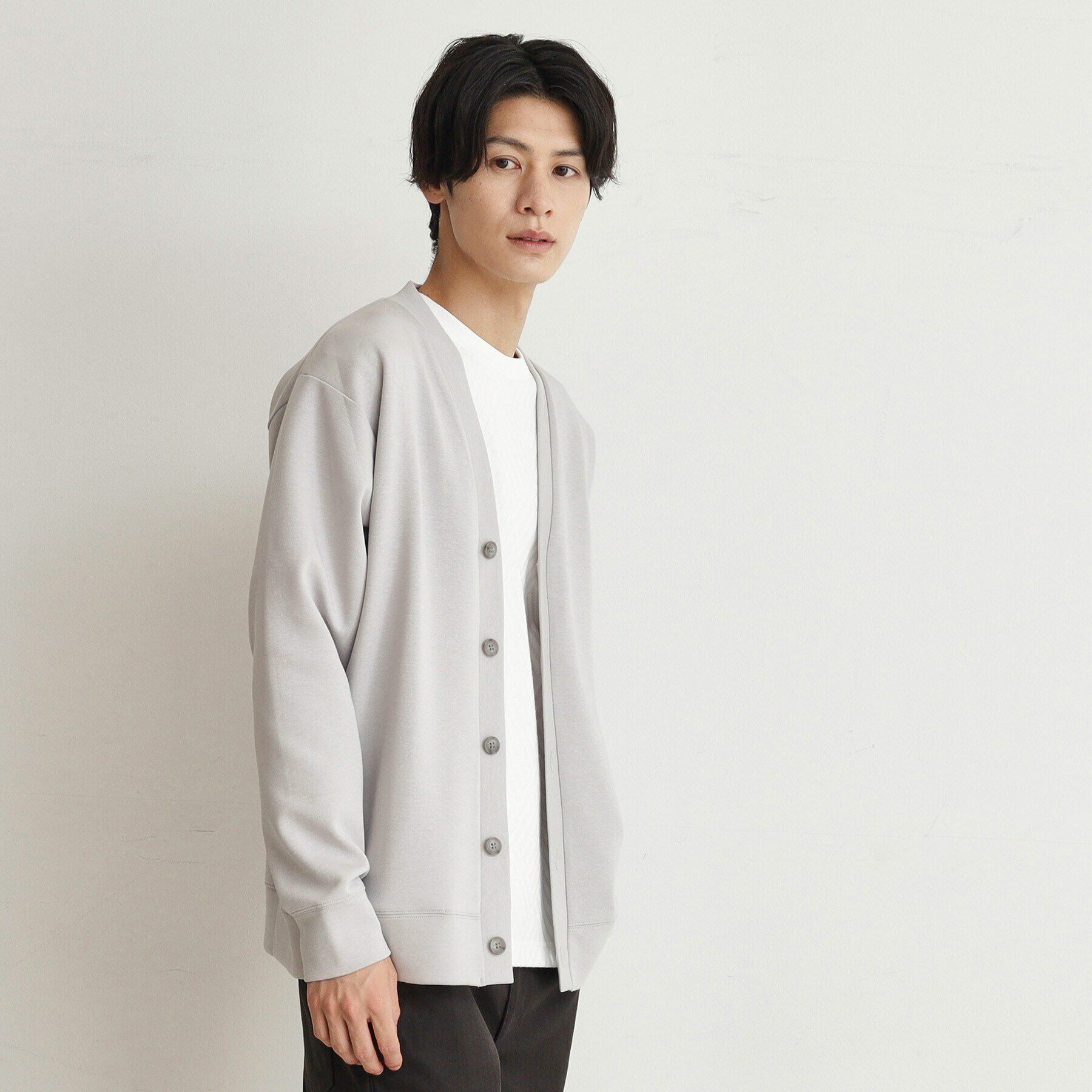 THE SHOP TK「ライトダンボールカーディガン」|カーディガン|