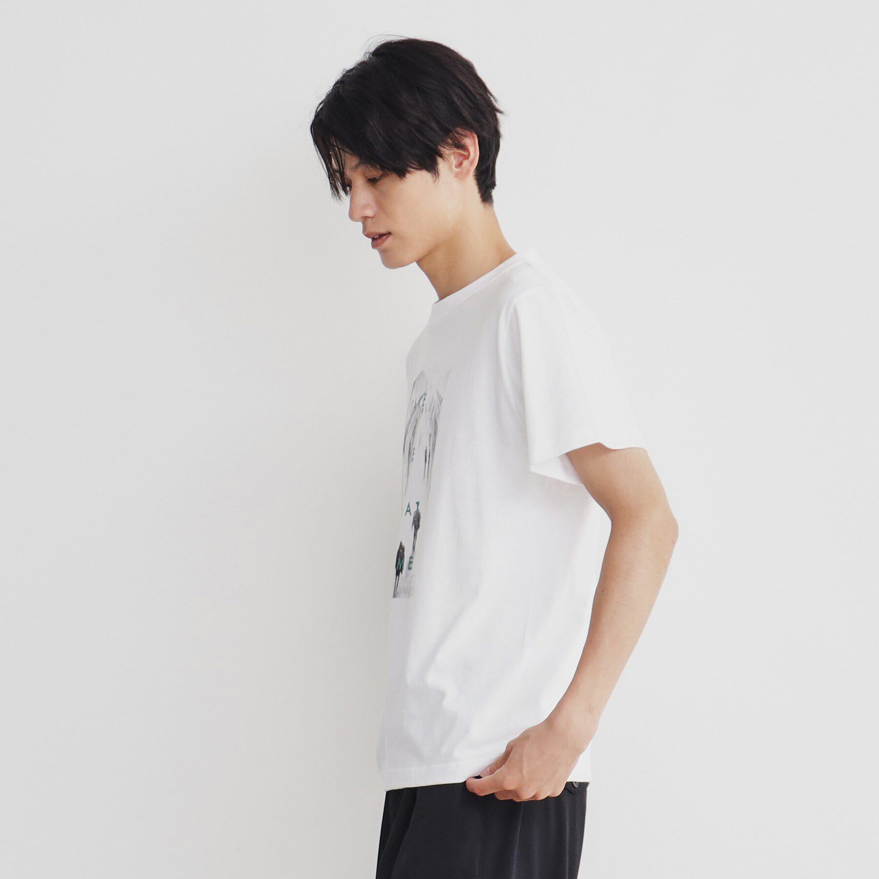 THE SHOP TK「プリントアソート半袖Tシャツ」|Tシャツ・カットソー|