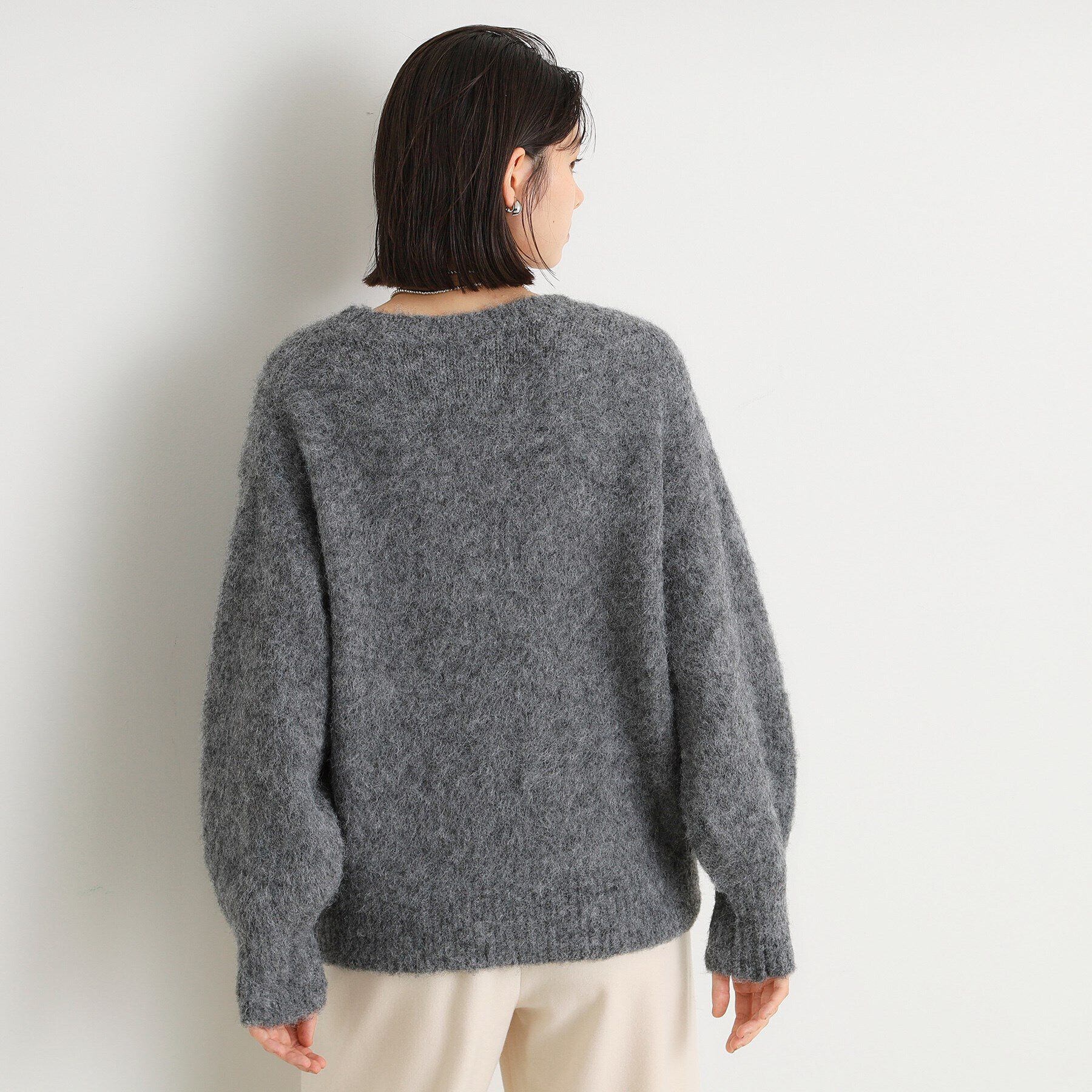 THE SHOP TK「ソフトシャギーヤーンプルオーバー」|ニット・セーター|