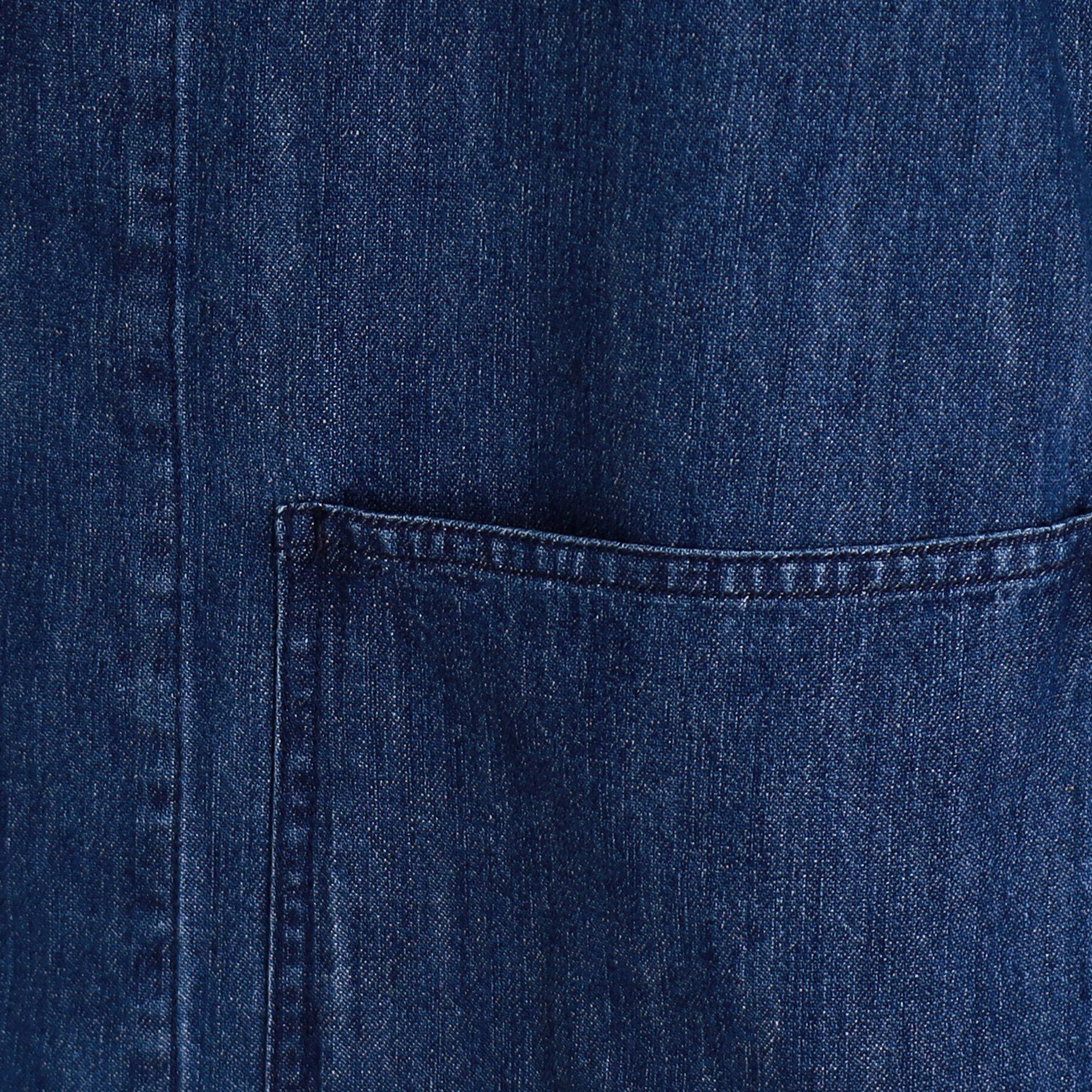 THE SHOP TK「綿麻デニムカバーオール　セットアップ可」|ブルゾン・スタジャン|