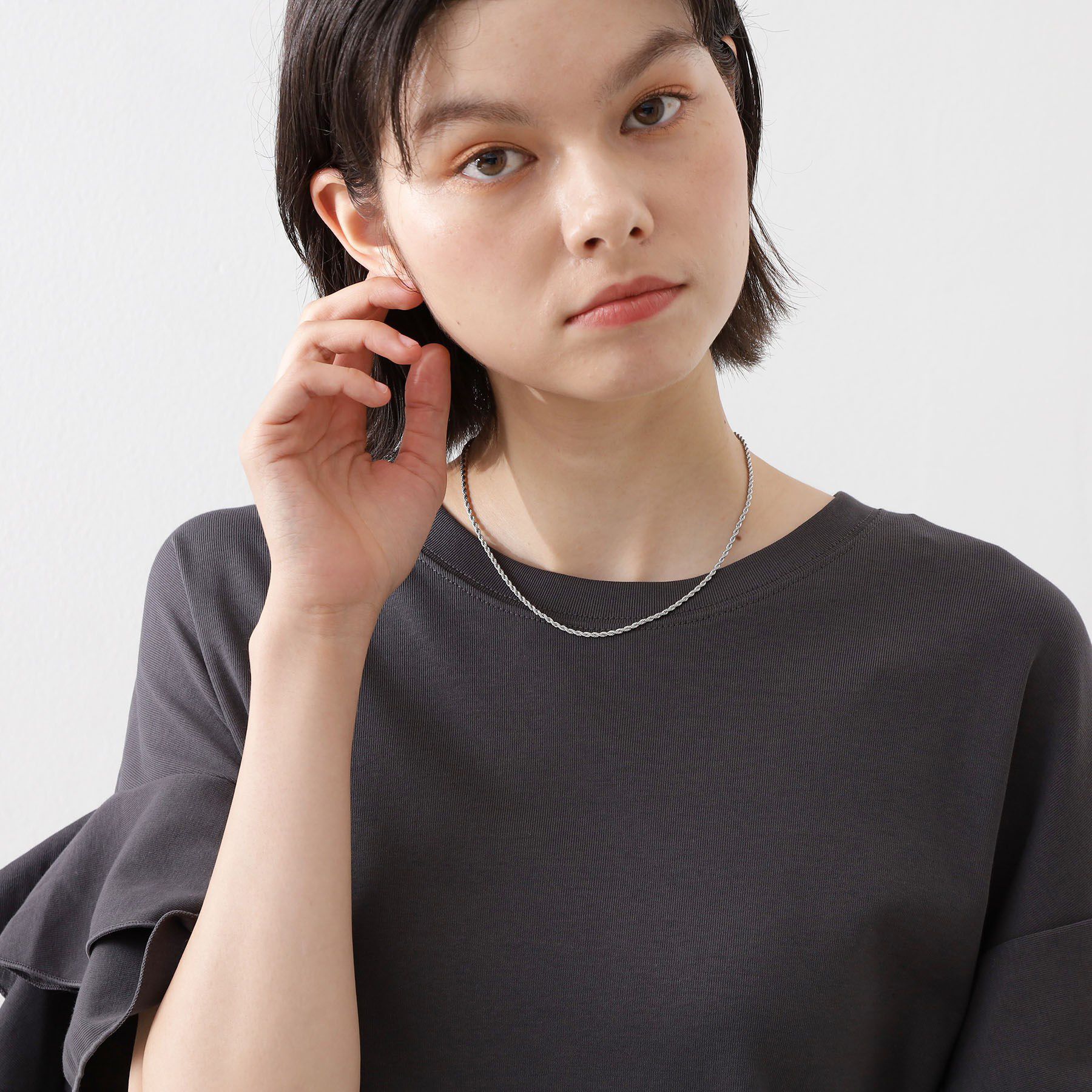 THE SHOP TK「コインチェーン2WAYショートネックレス」|ネックレス|