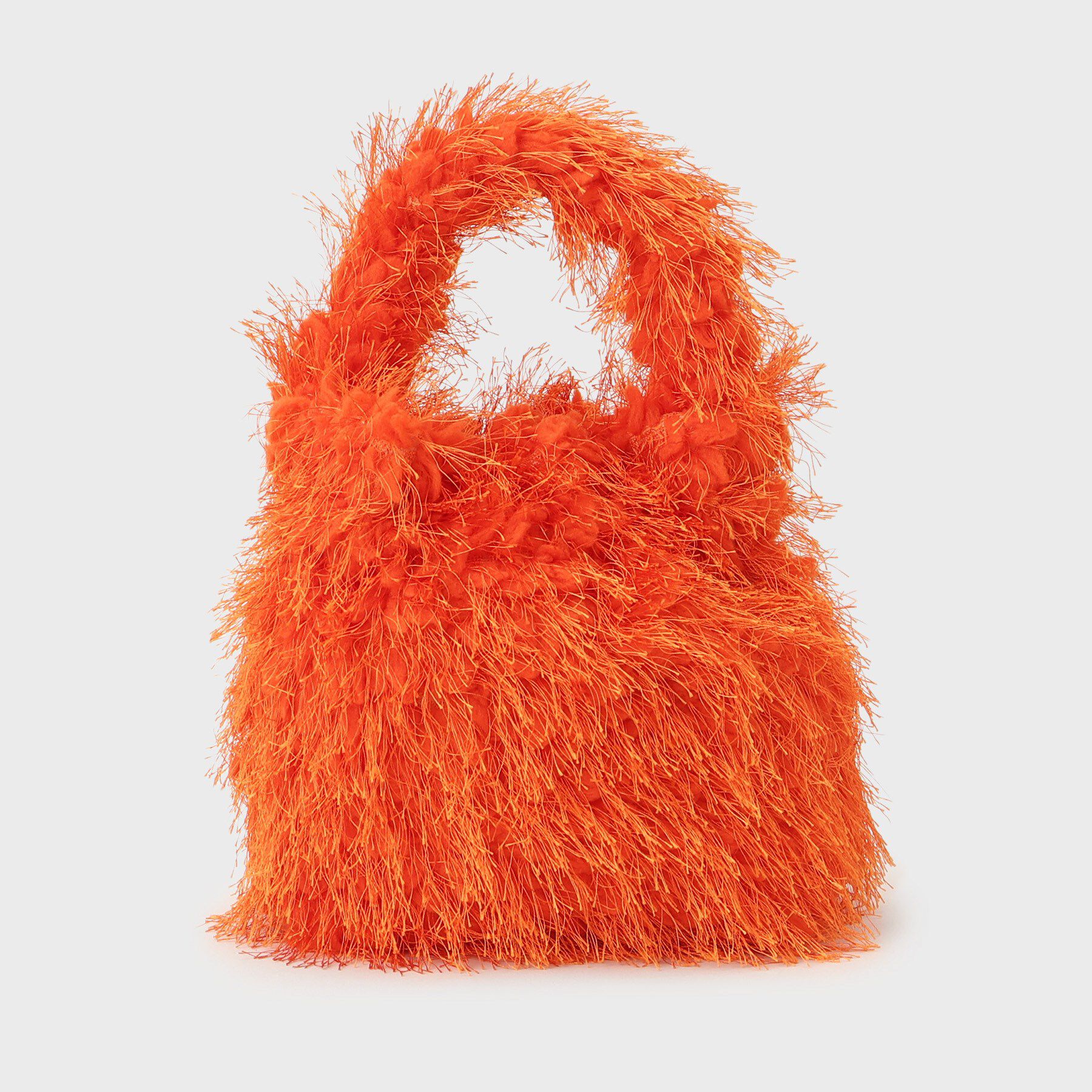 THE SHOP TK「フリンジボア巾着バッグ」|ショルダー・メッセンジャー|