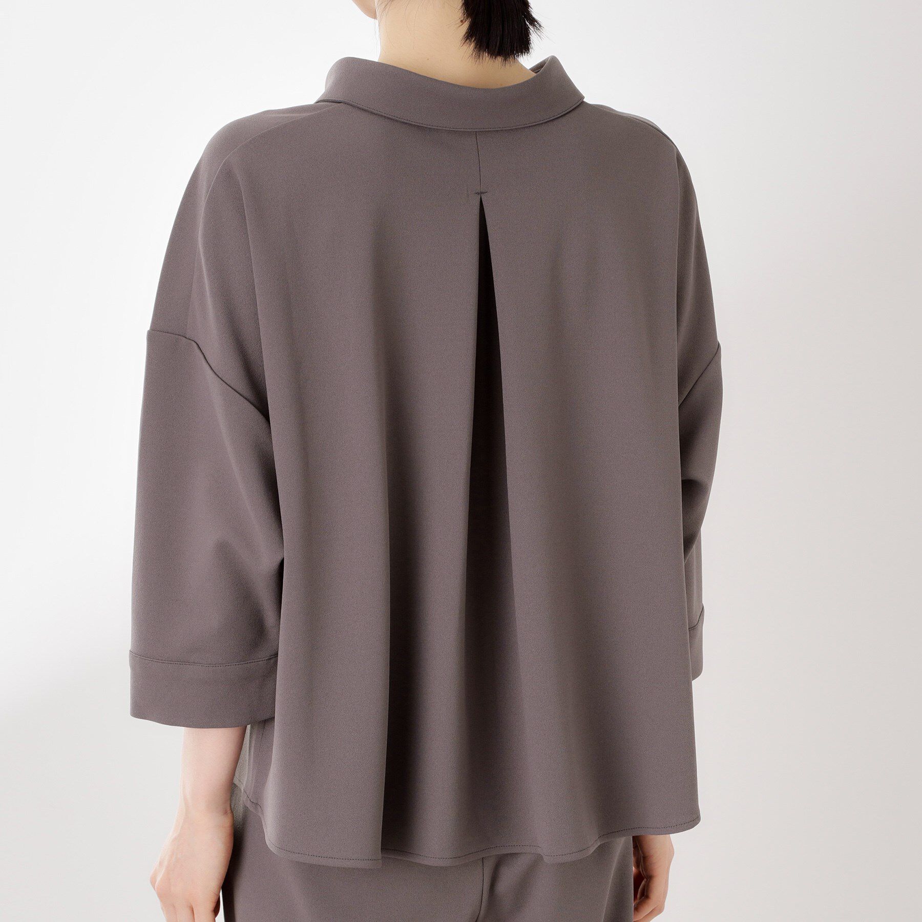 THE SHOP TK「【着るだけでコーディネートが決まる】スキッパーブラウス&パンツセット」|スーツ|