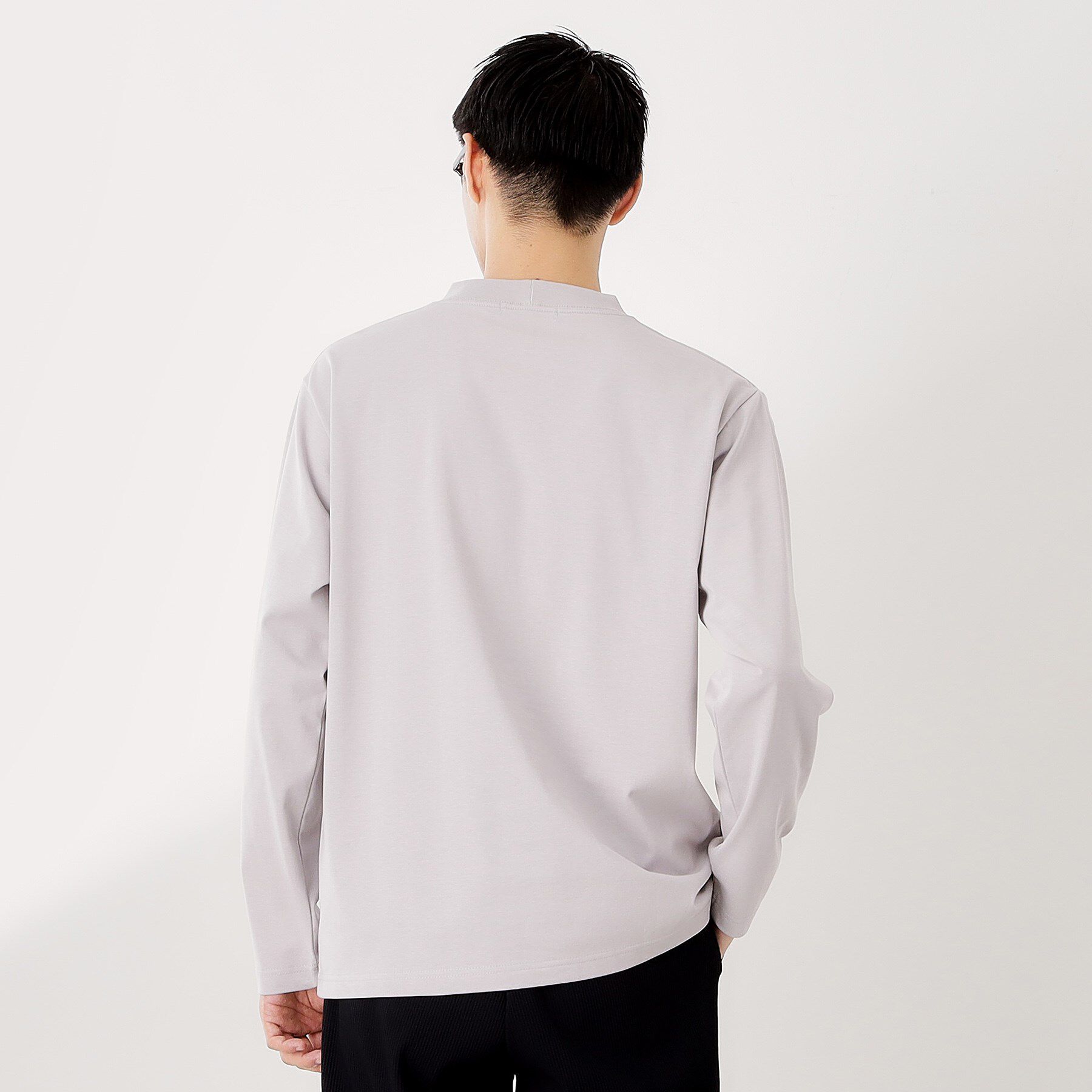 THE SHOP TK「ジャケット長袖Tシャツ 【ON/OFF兼用】」|Tシャツ・カットソー|