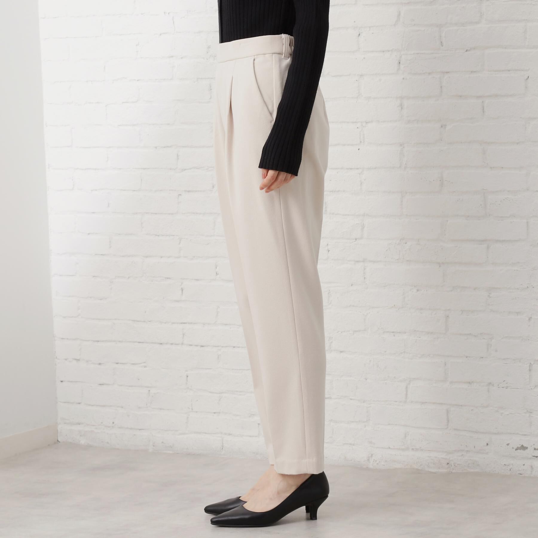 THE SHOP TK「【着丈選べる/XS～XLサイズ】あったか裏起毛テーパードパンツ」|その他|