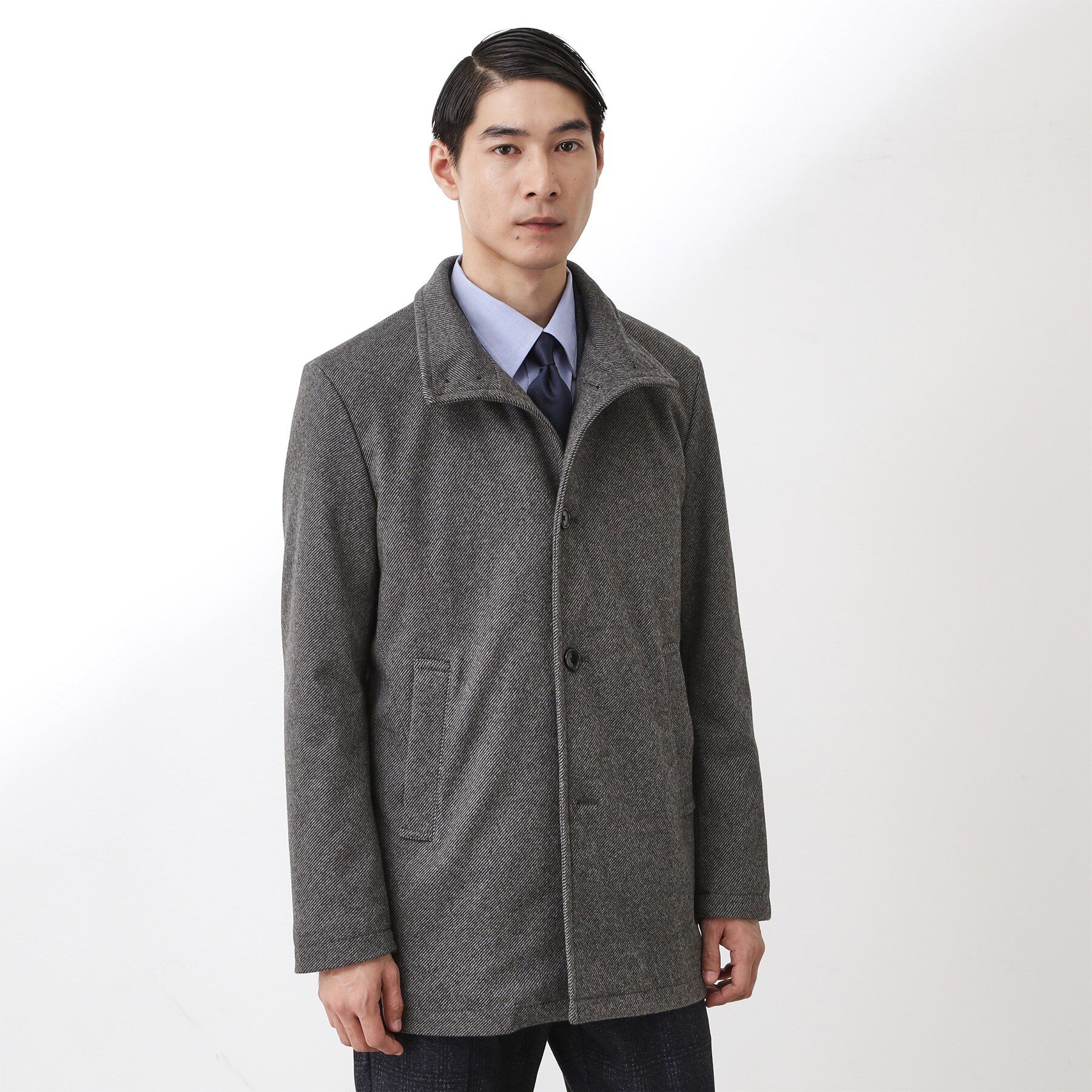 THE SHOP TK「ON/OFF対応 ウーリック スタンド メルトンコート　【洗濯機OK/フード取外し可】」|その他|