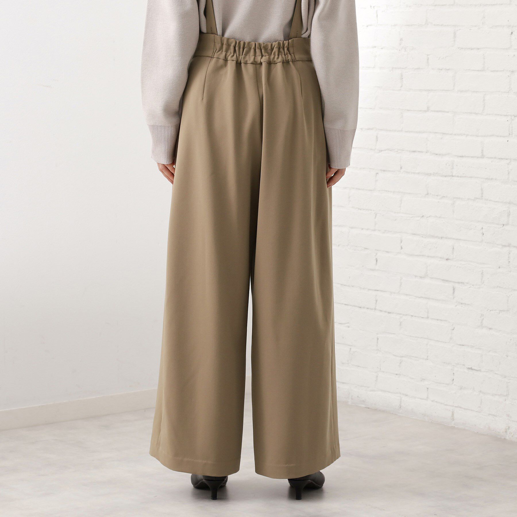 THE SHOP TK「サス付きタックワイドパンツ」|その他|