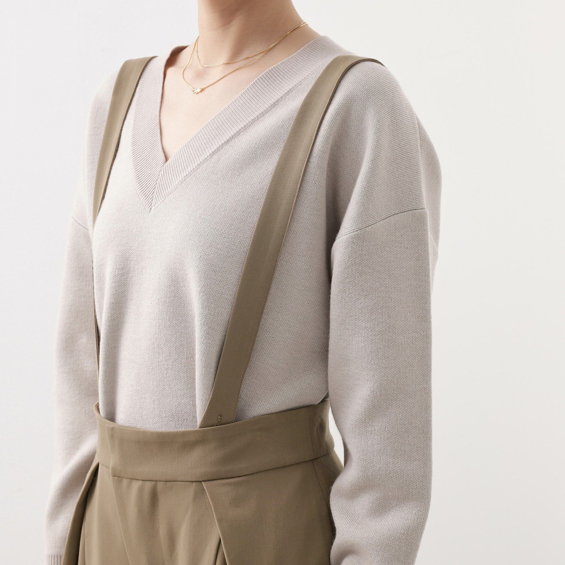 THE SHOP TK「サス付きタックワイドパンツ」|その他|