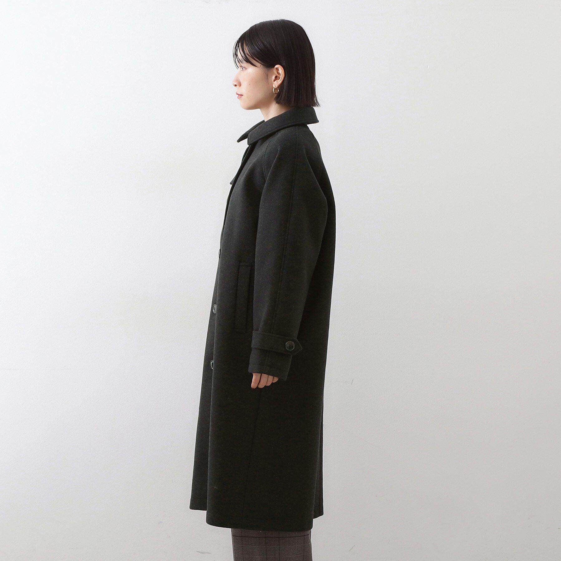 THE SHOP TK「ジャージメルトンスタンドカラーコート」|その他|