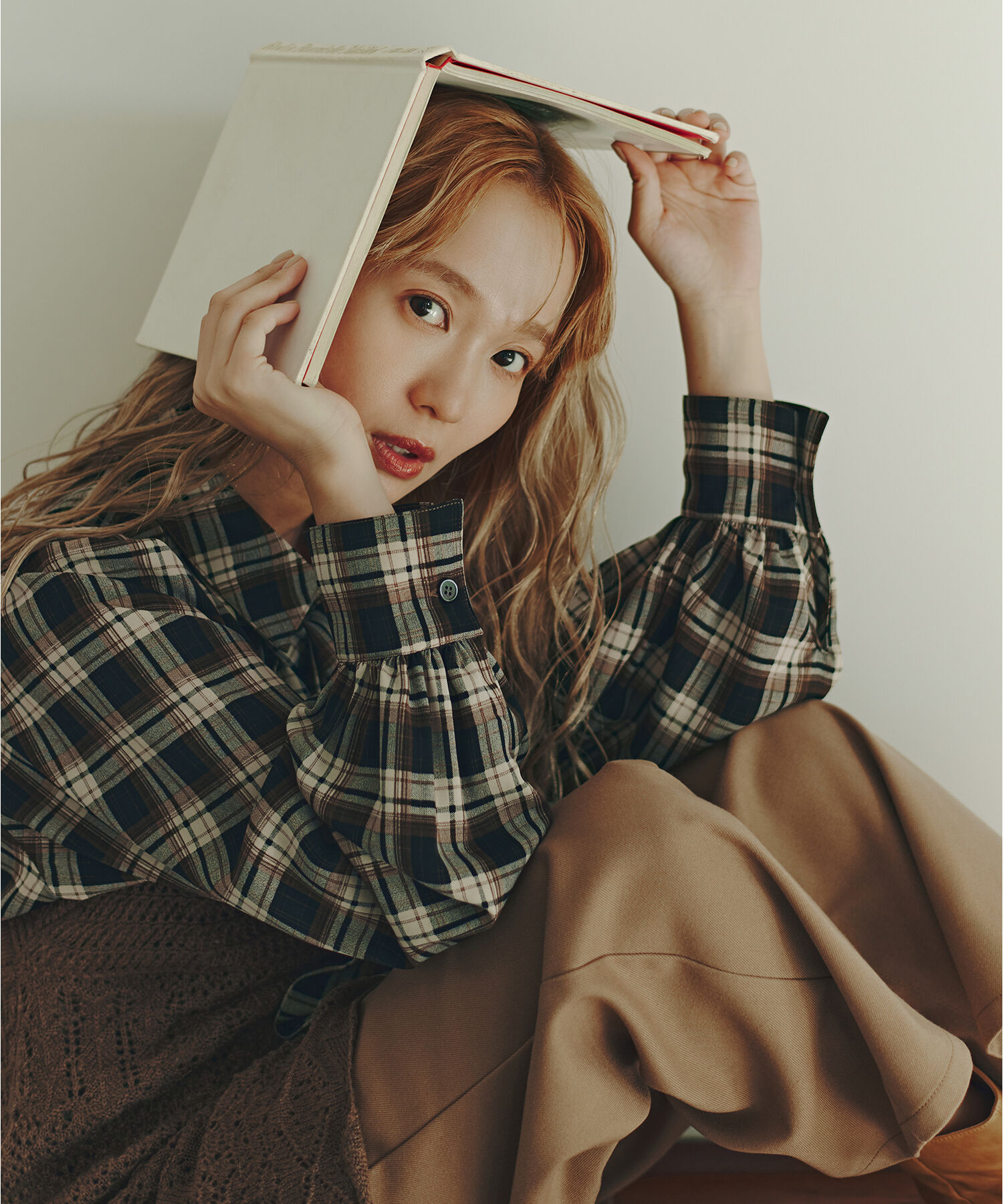  「チェックボウタイブラウス」|シャツ・ブラウス|