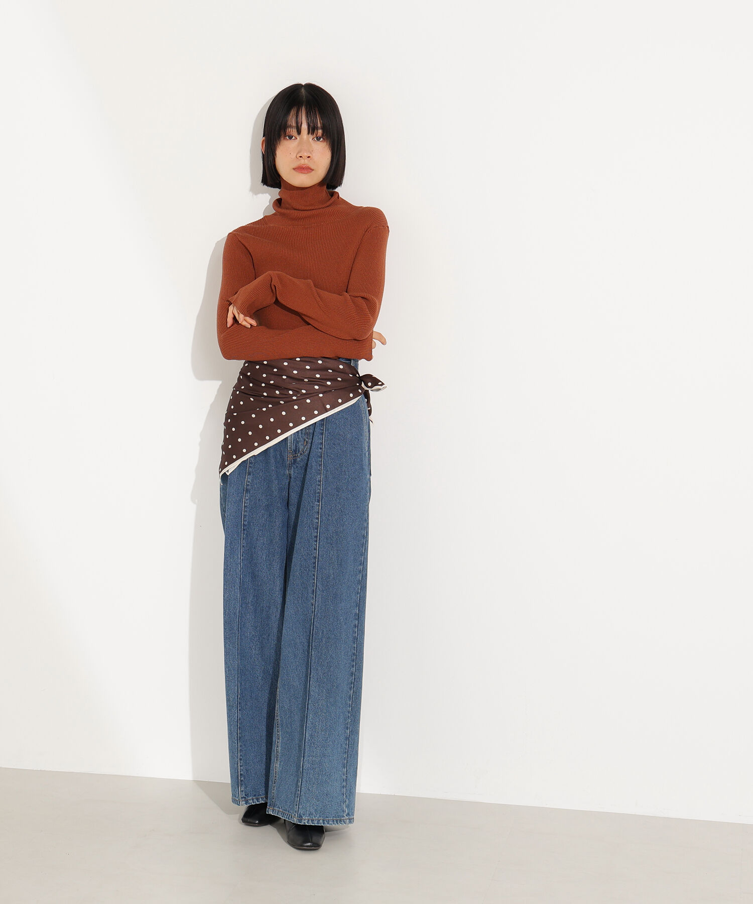  「ベーシックタートルネックニット」|ニット・セーター|