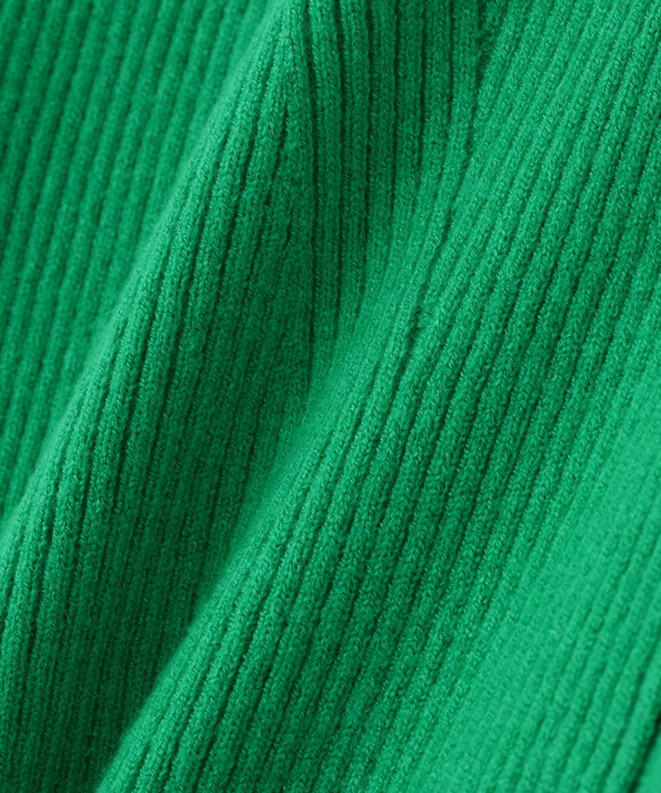  「ポロ襟フレアカフスニット」|ニット・セーター|