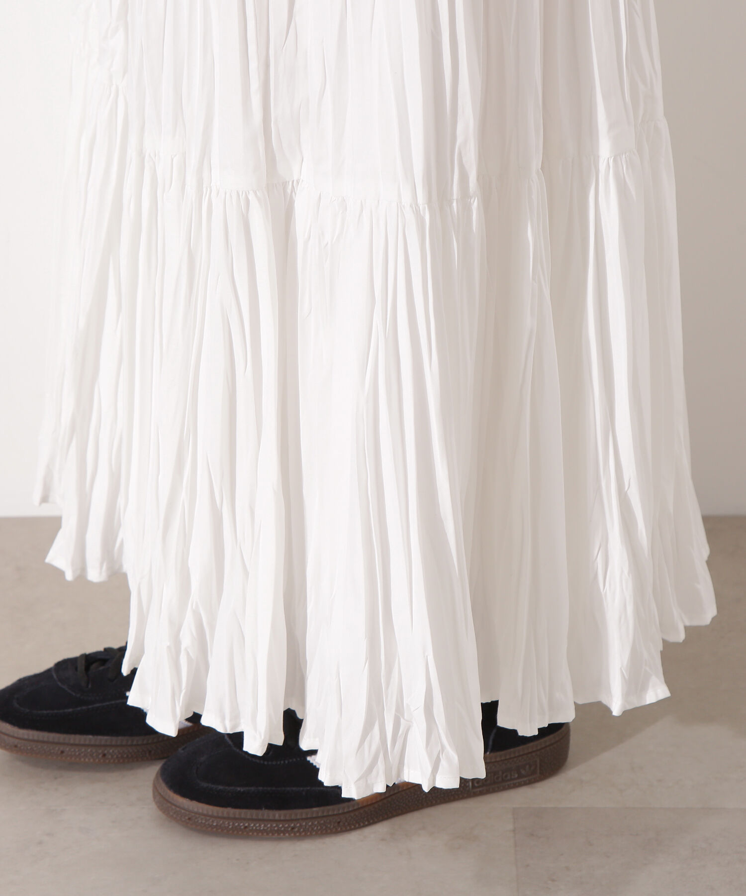  「ティアードプリーツスカート」|スカート|