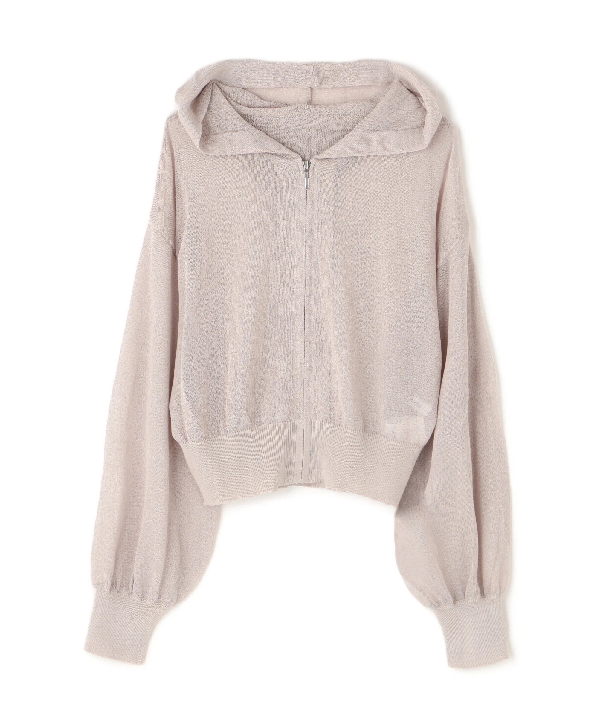  「シアージップパーカー」|ニット・セーター|