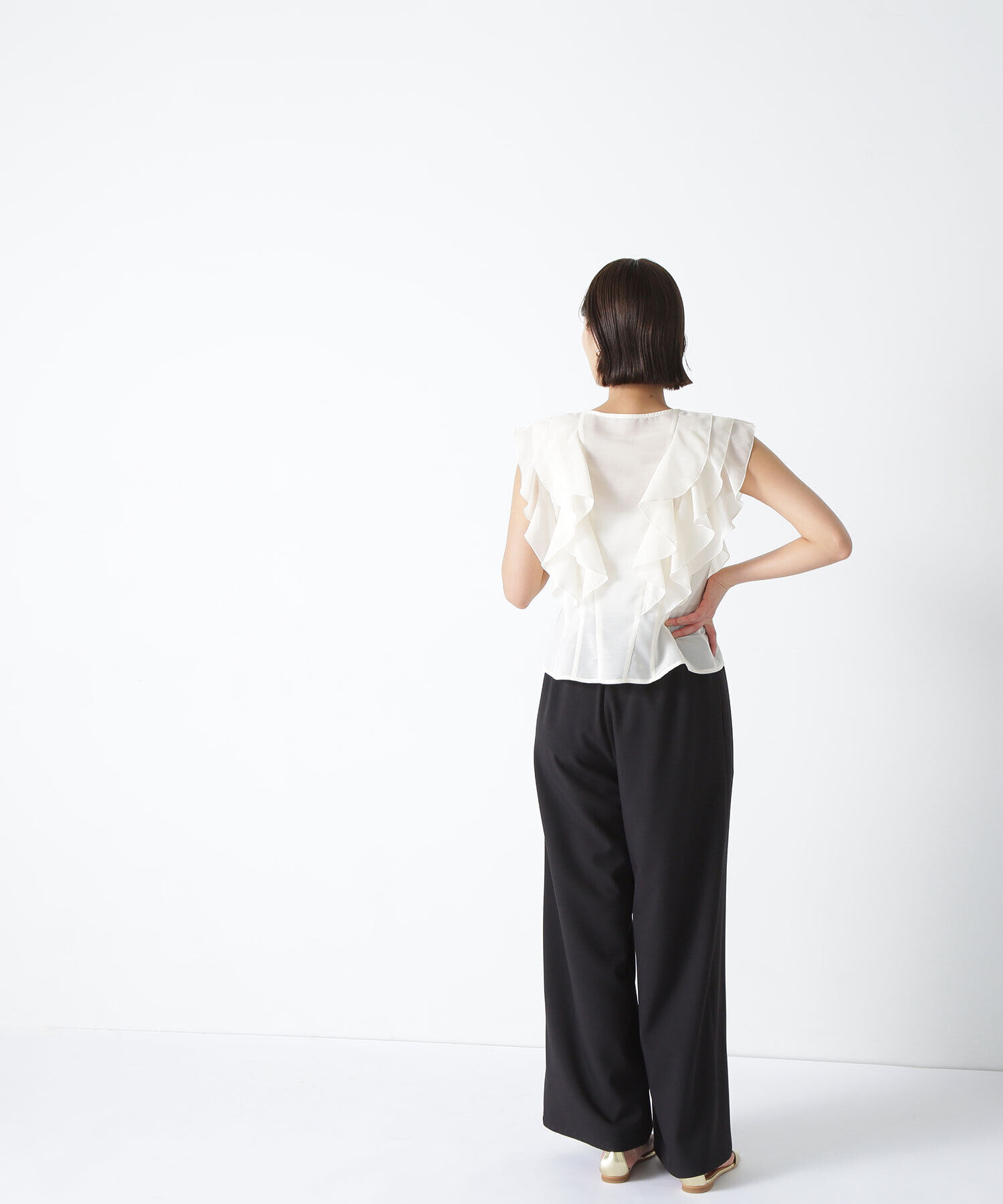  「ウエストギャザーリラクシーパンツ」|その他|