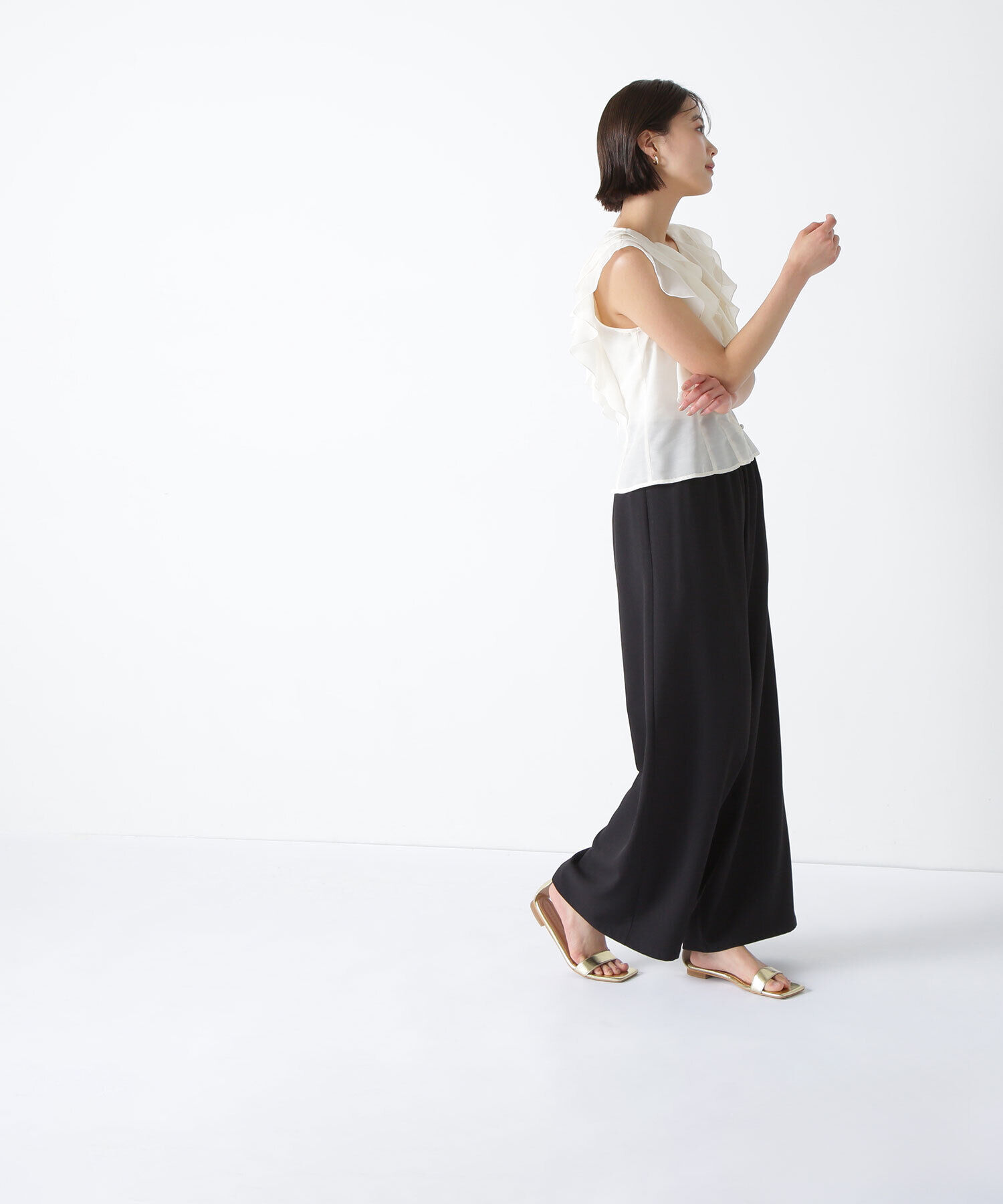  「ウエストギャザーリラクシーパンツ」|その他|