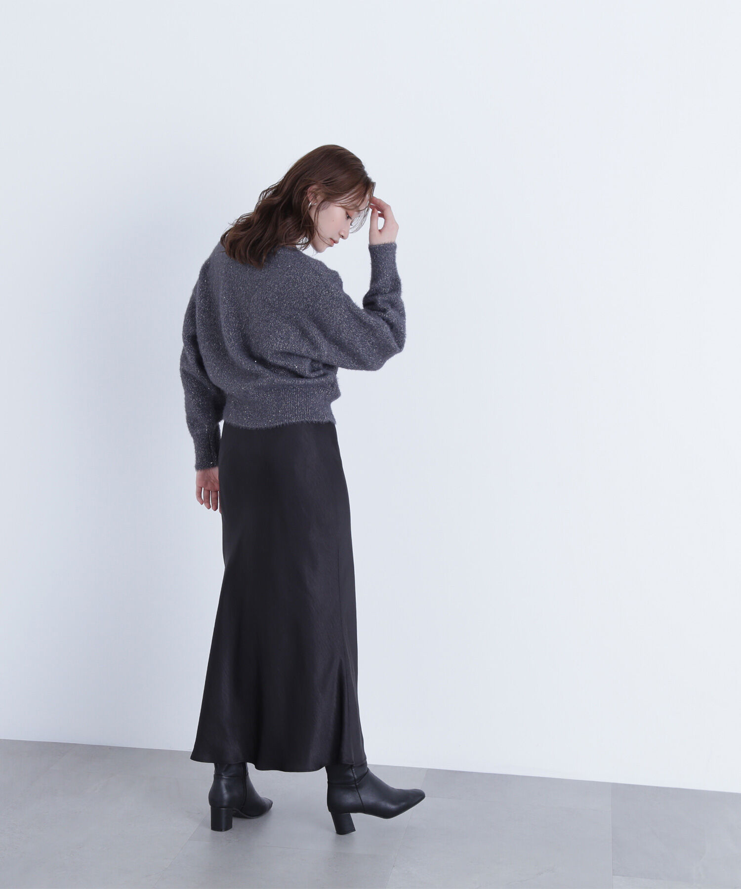  「スパンコールフェザーニット」|ニット・セーター|