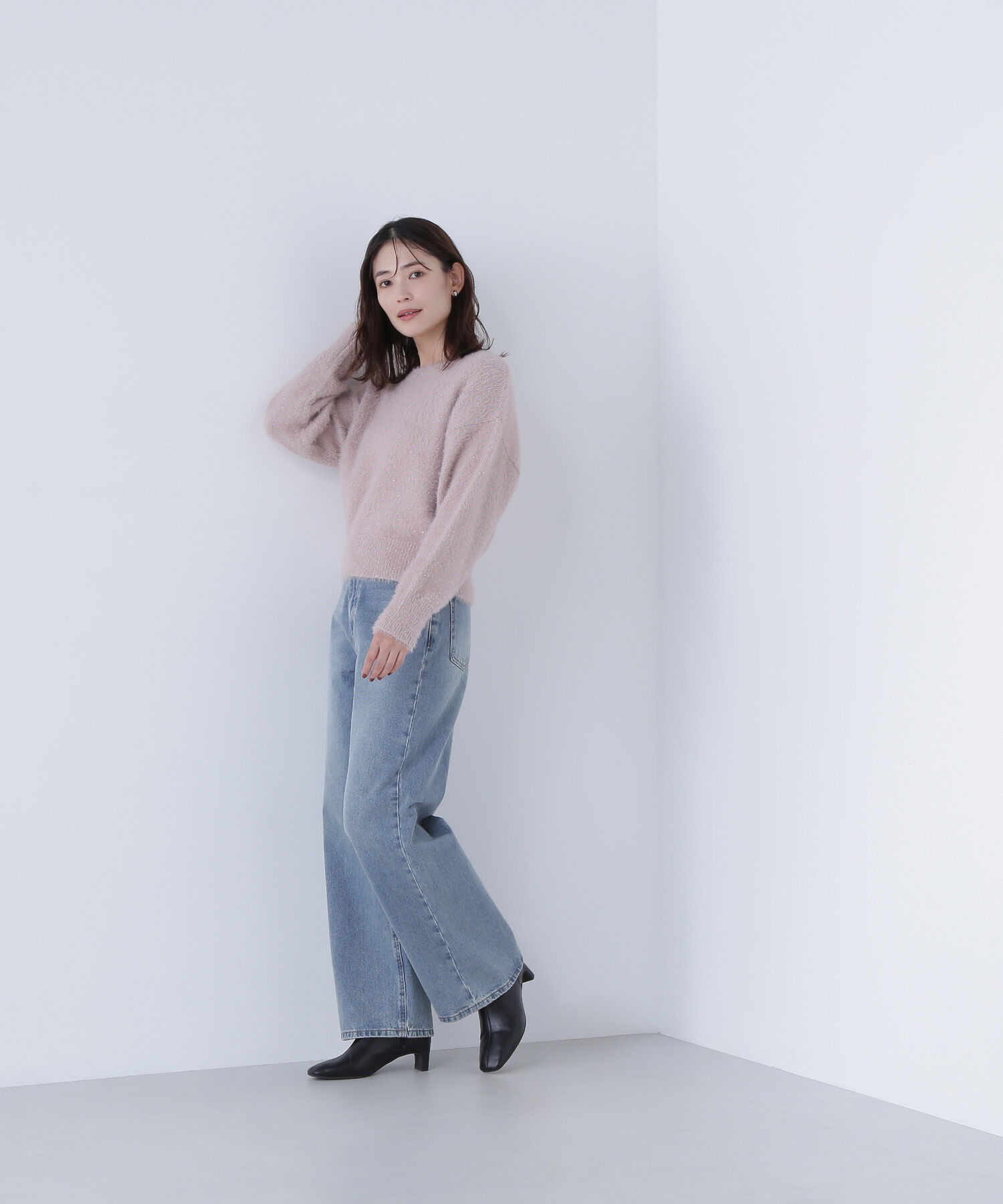  「スパンコールフェザーニット」|ニット・セーター|