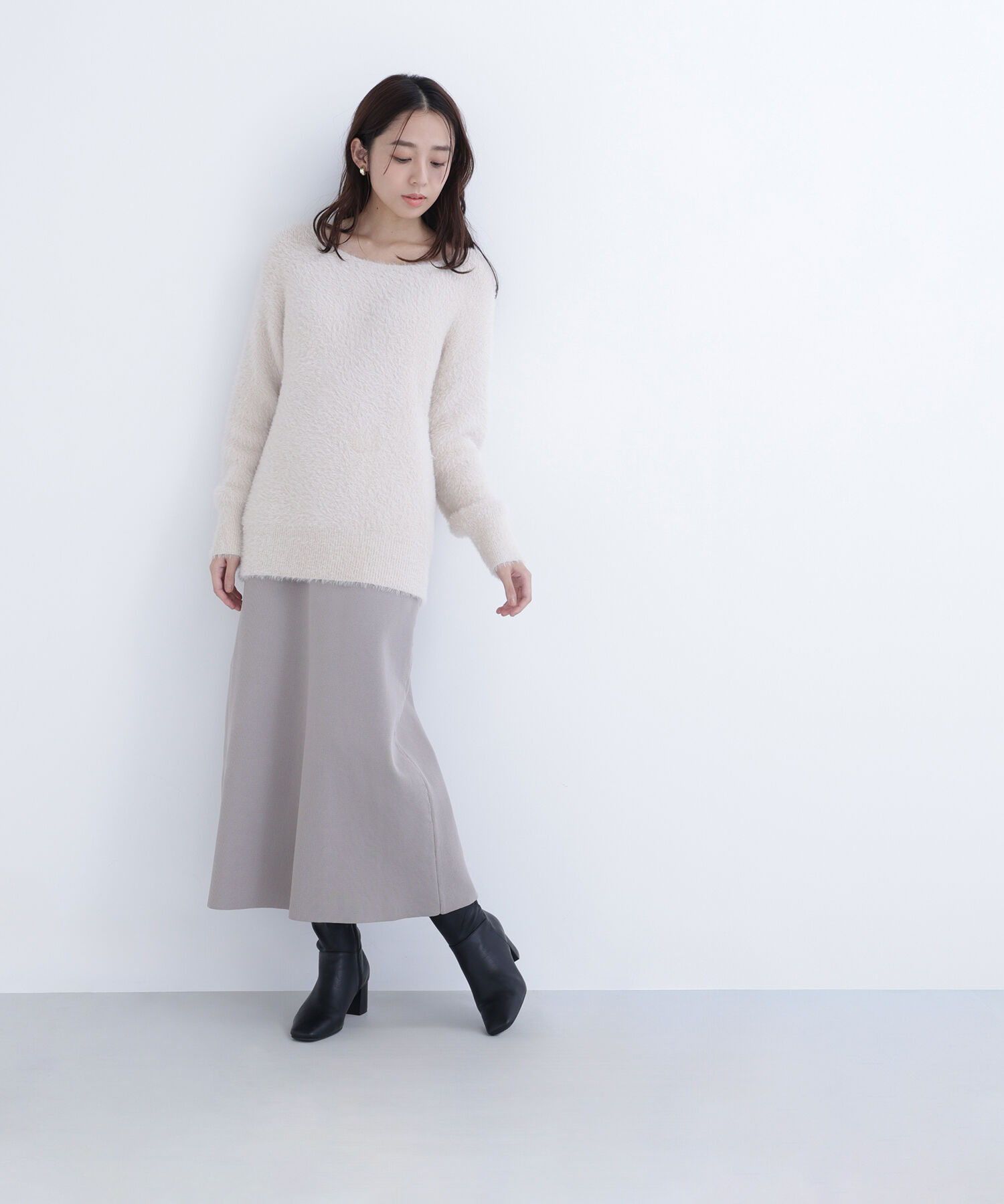  「フェザーニットセットアップ」|ワンピース|