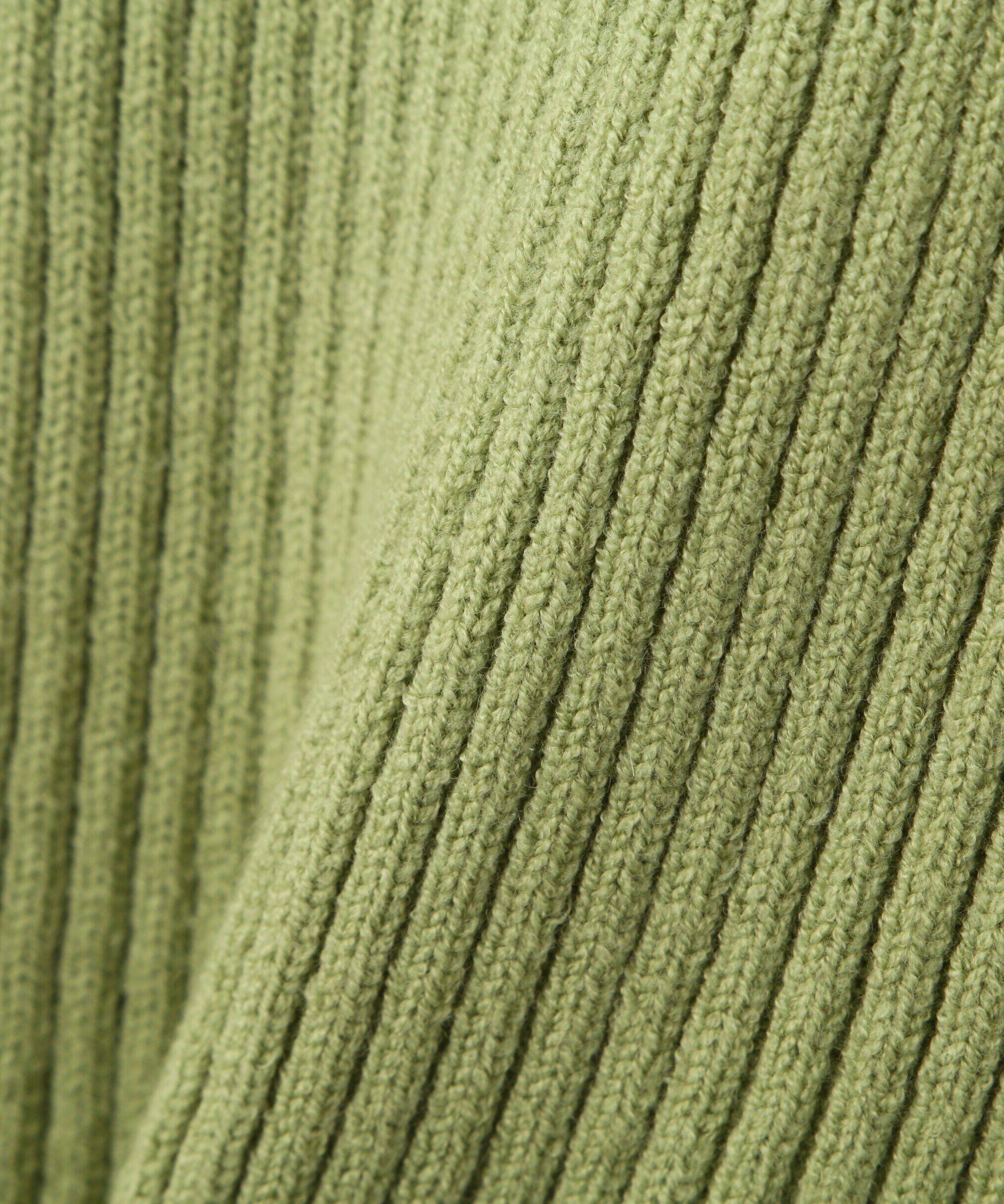  「パフスリーブスキッパー襟ニットミニワンピース」|ワンピース|