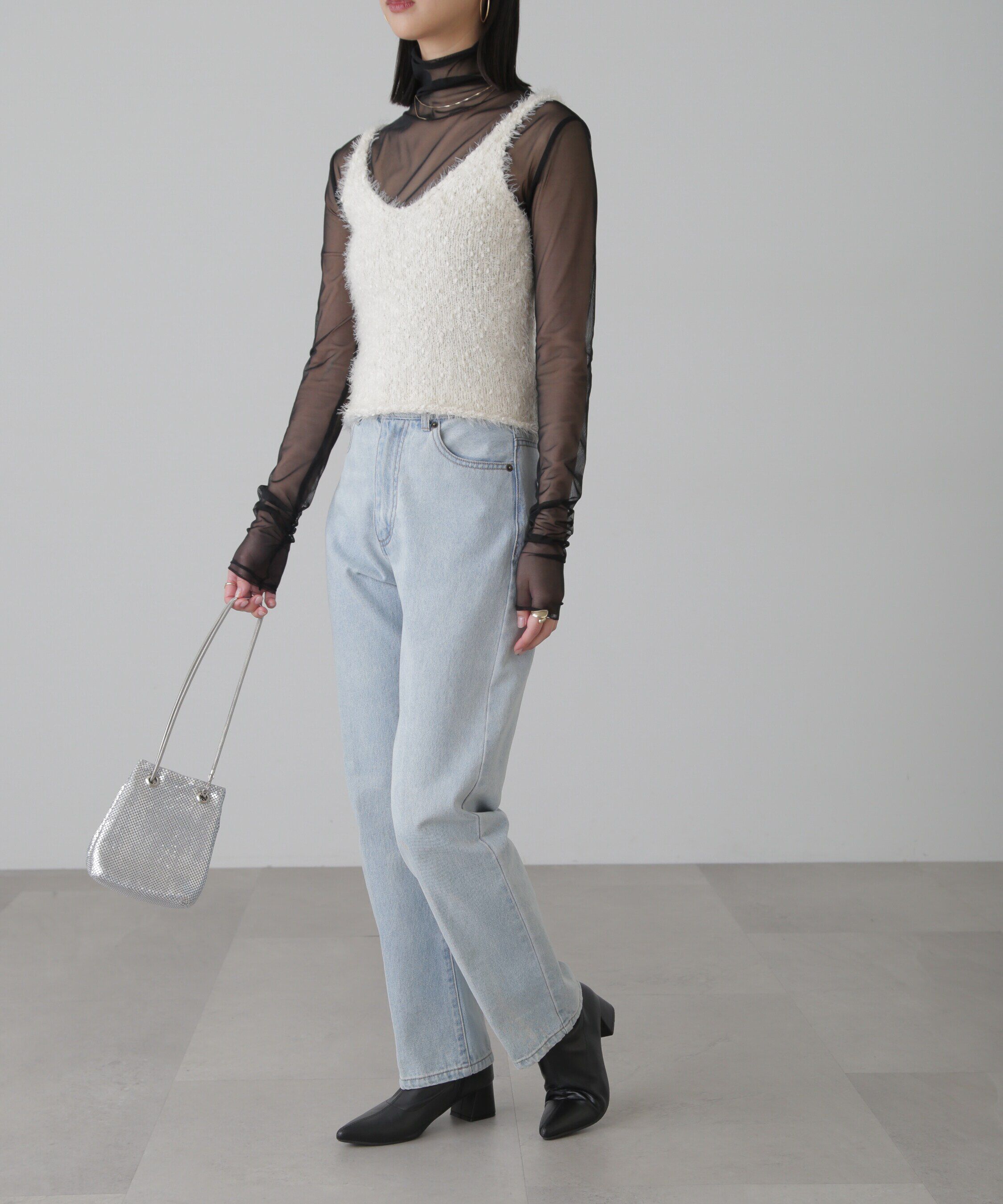  「フェザーニットタンクトップ」|ニット・セーター|