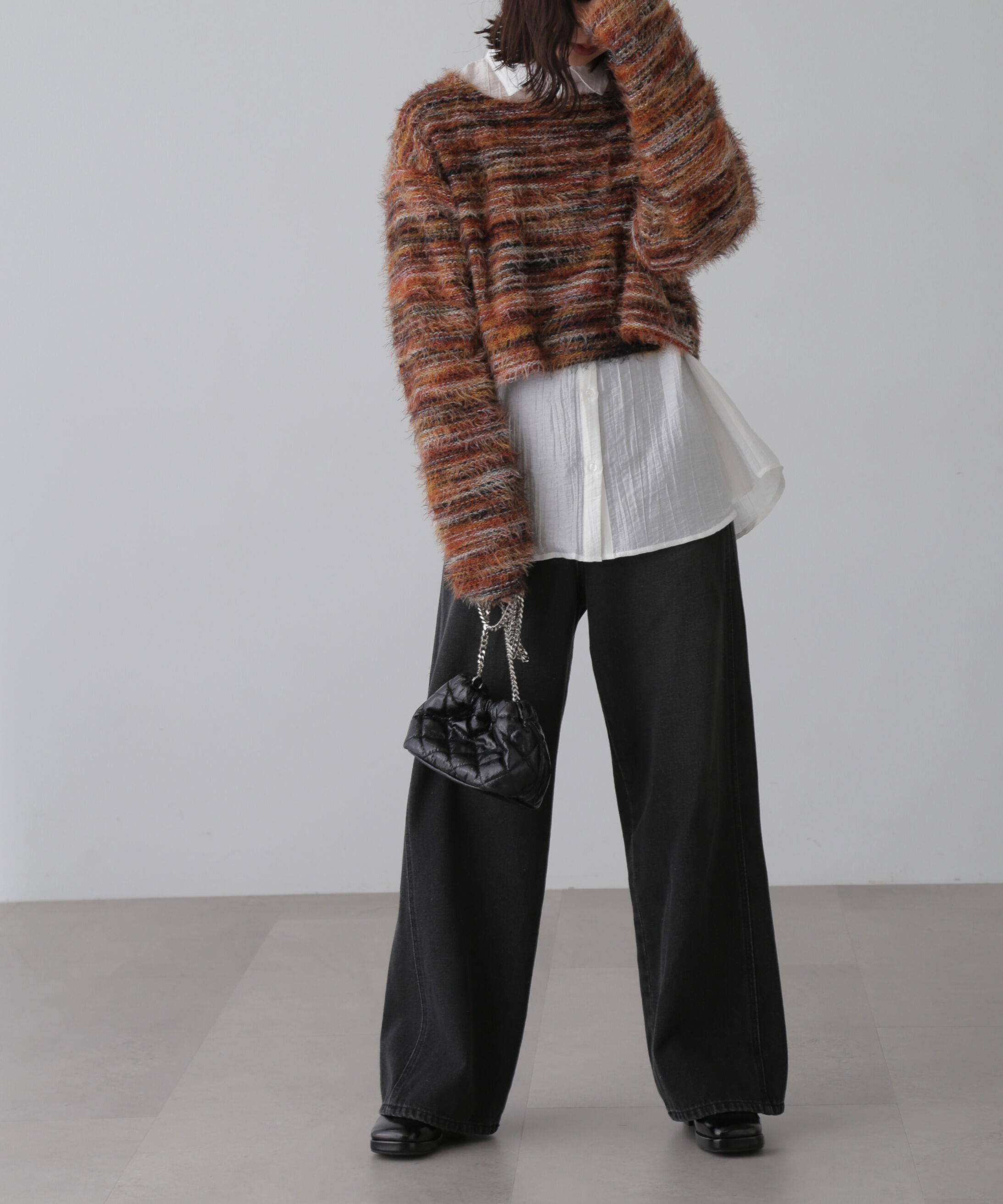  「[XS-Lサイズ展開]サイドパネルヴィンテージライクワイドデニム」|その他|