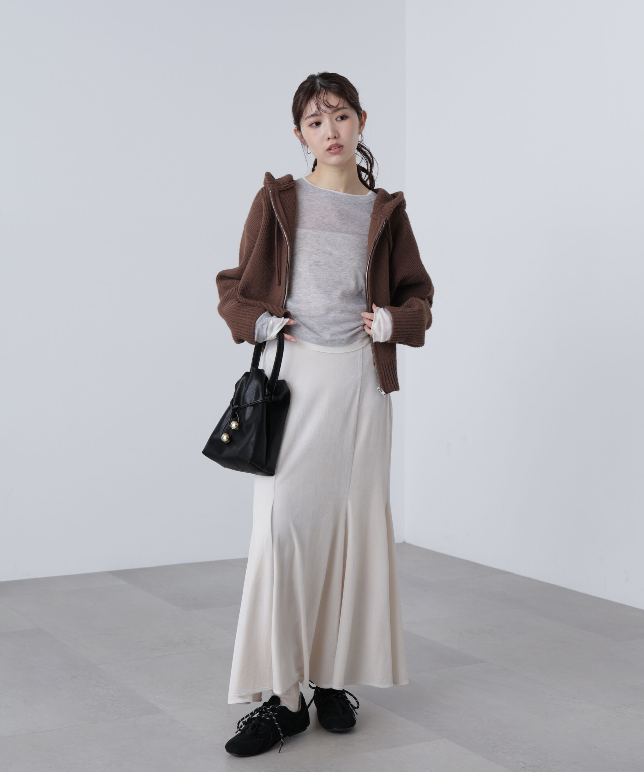  「ベロアマーメイドスカート」|スカート|