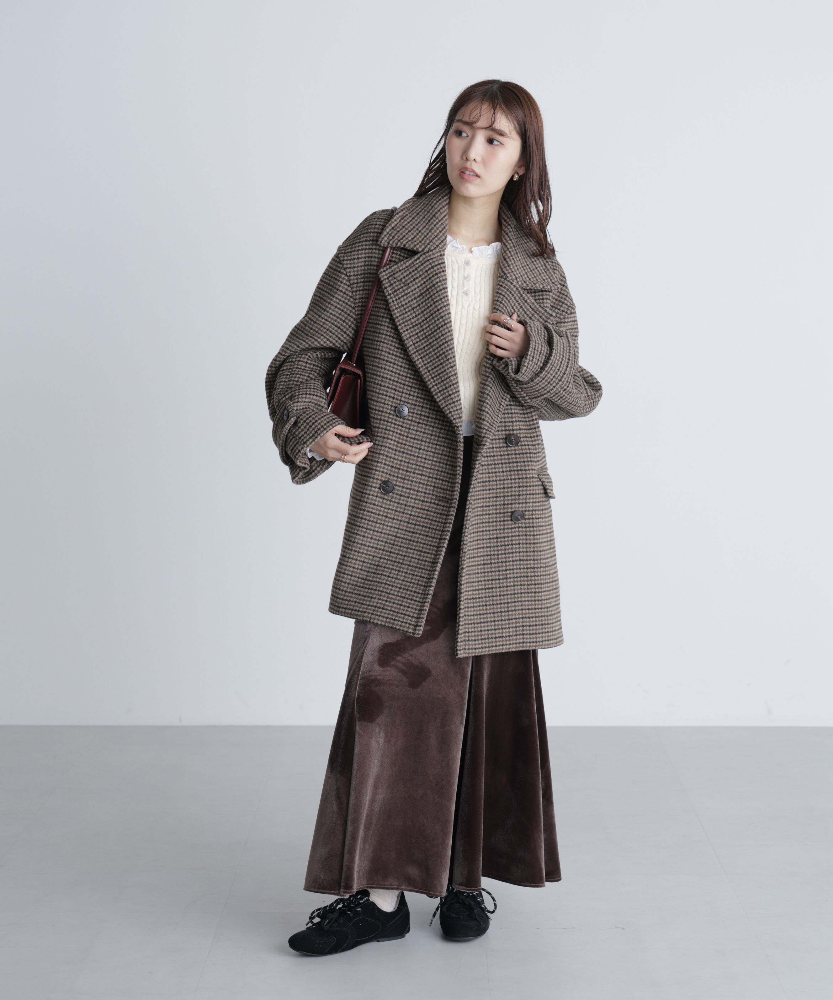  「ベロアマーメイドスカート」|スカート|