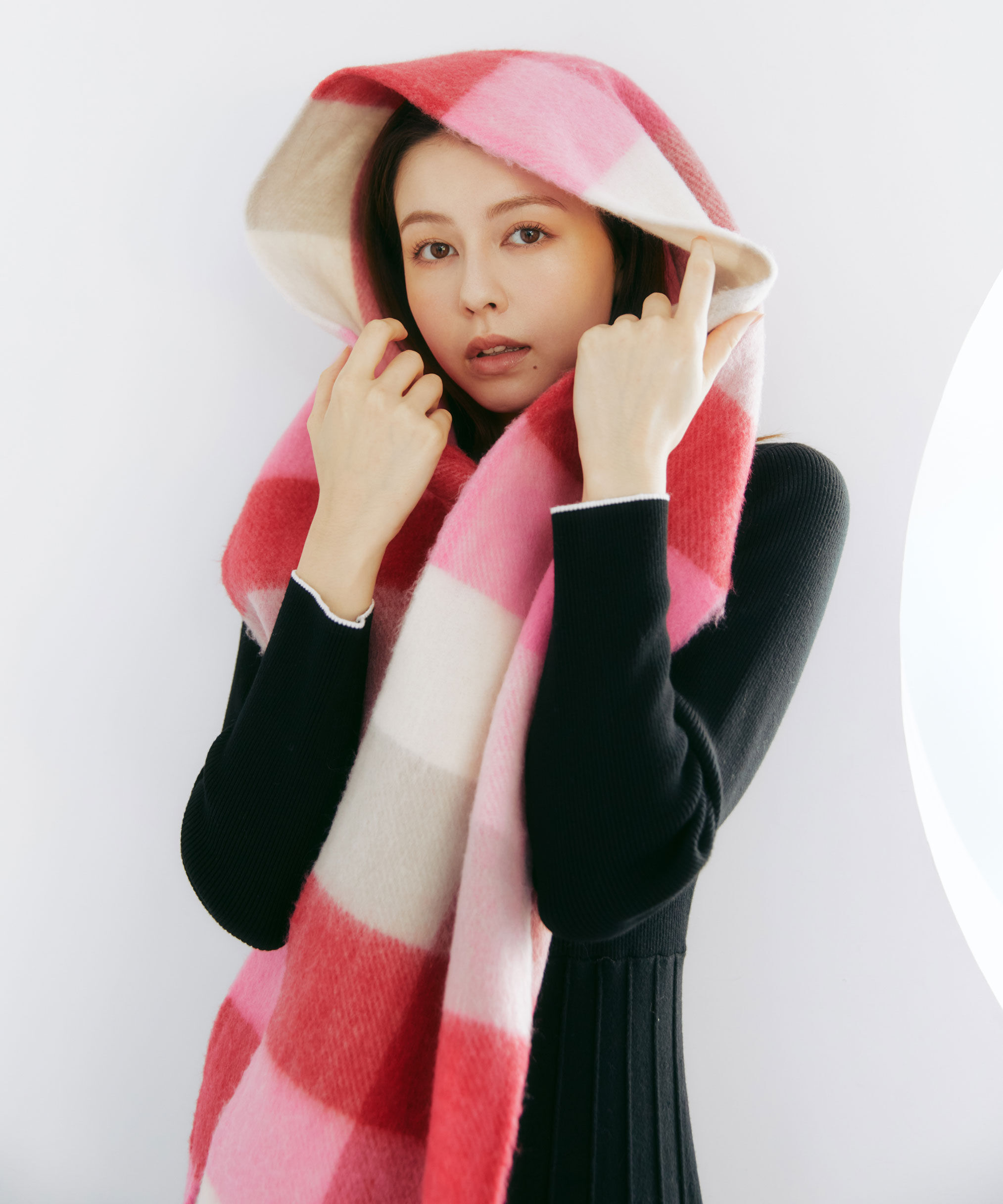  「ブロックチェックストール」|バンダナ・スカーフ|