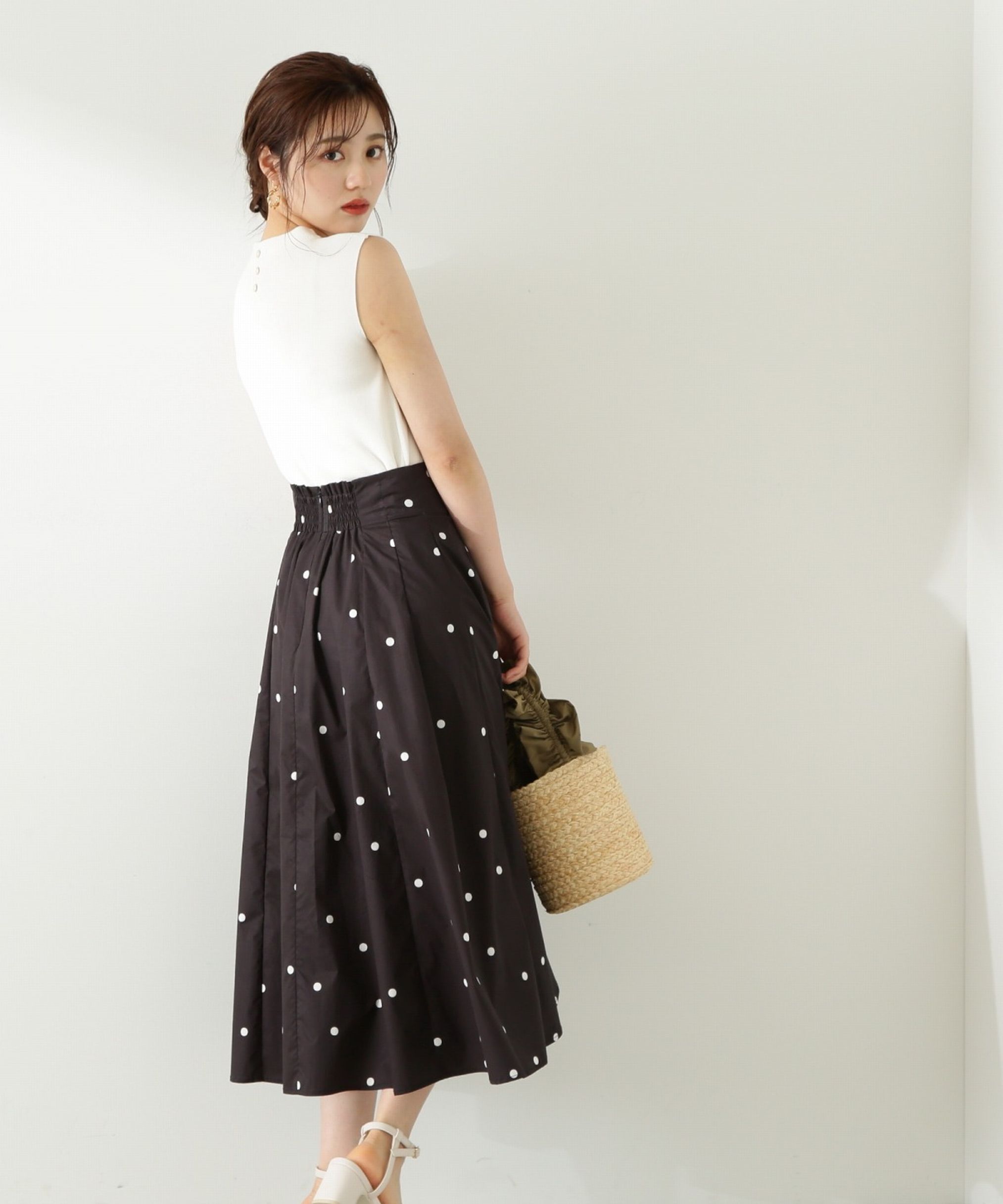 PROPORTION BODY DRESSING「｜美人百花5月号掲載 タイアップ休井美郷さん着用商品｜タフタスカート」|スカート|