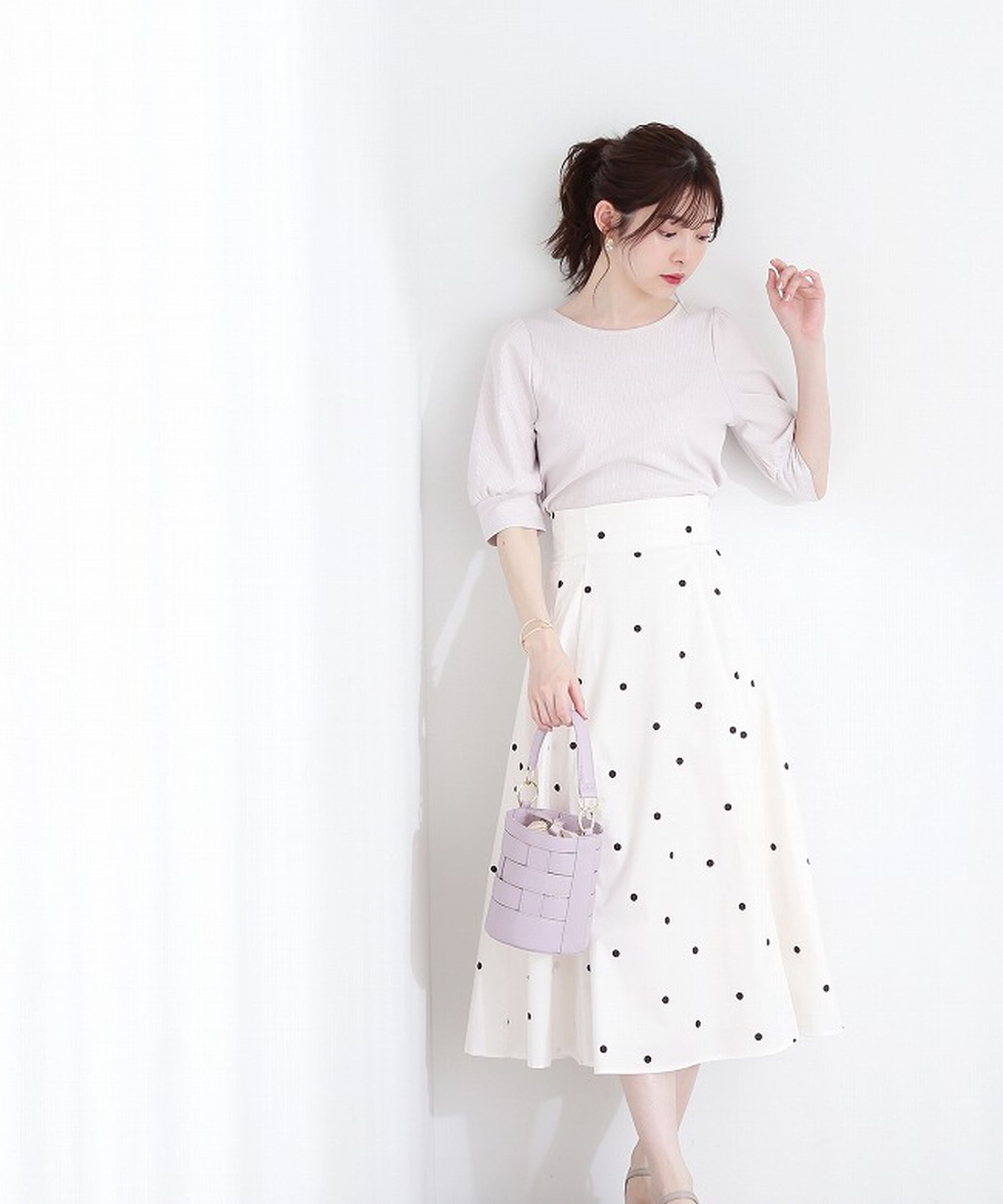 PROPORTION BODY DRESSING「｜美人百花5月号掲載 タイアップ休井美郷さん着用商品｜タフタスカート」|スカート|