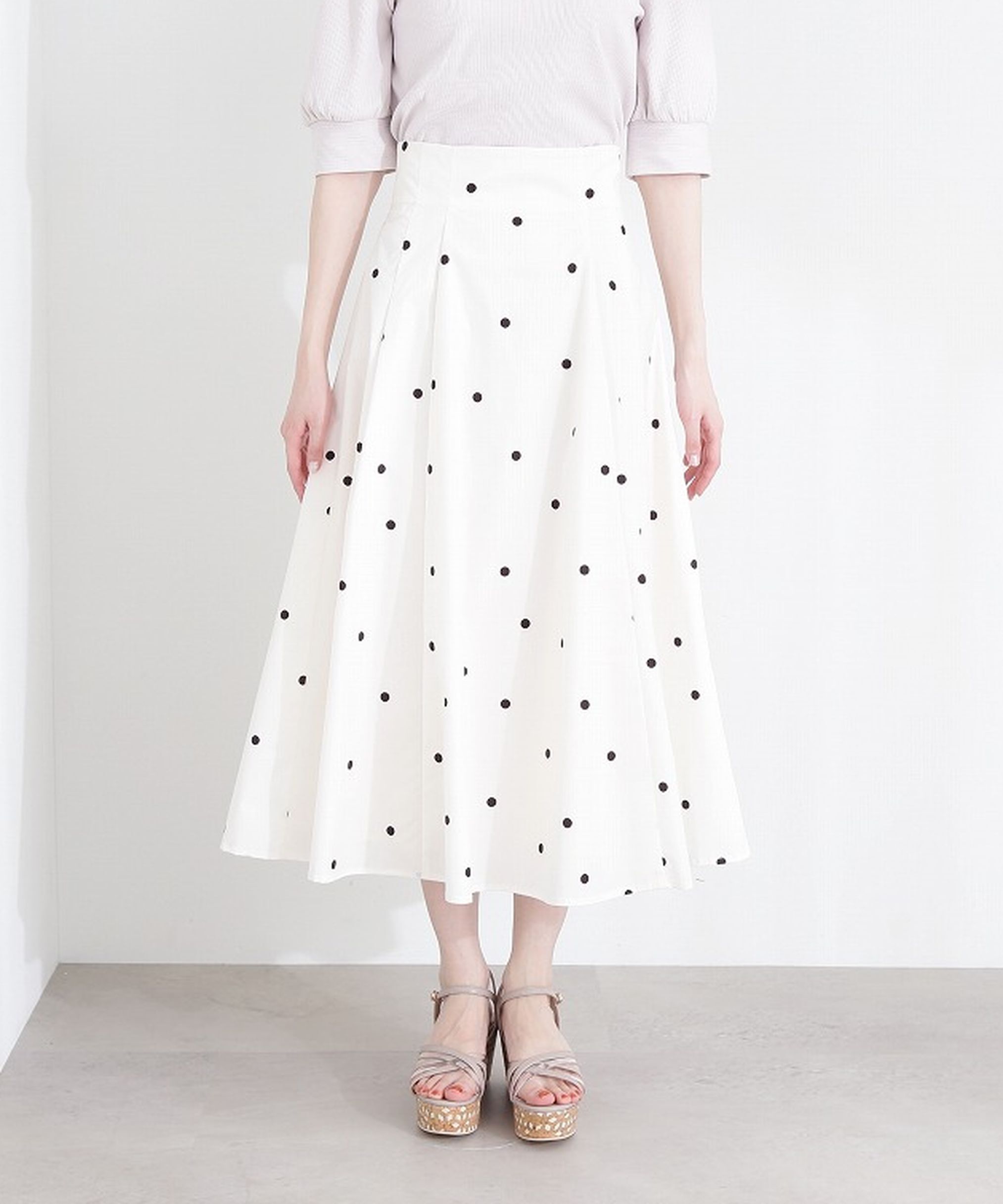 PROPORTION BODY DRESSING「｜美人百花5月号掲載 タイアップ休井美郷さん着用商品｜タフタスカート」|スカート|