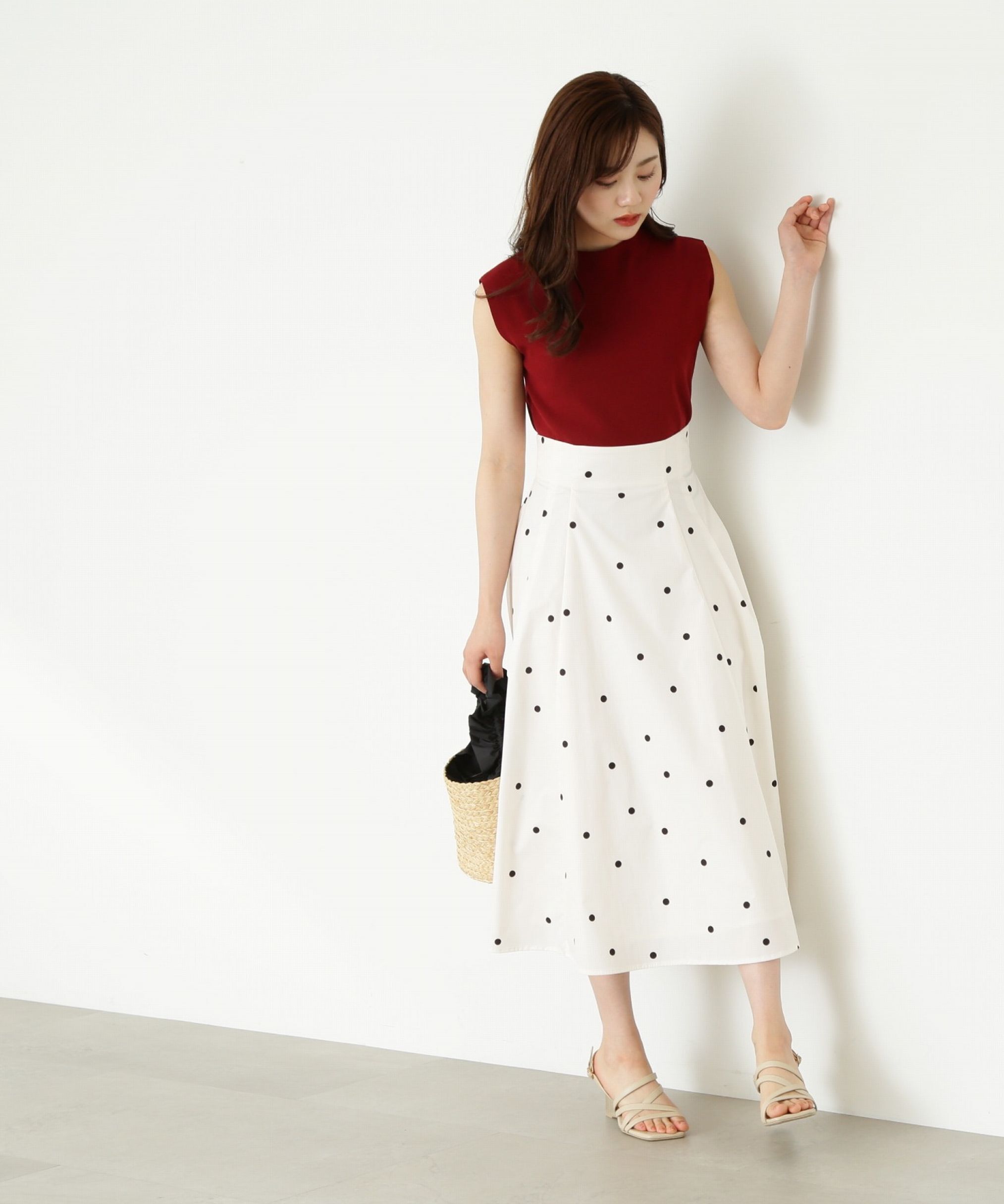 PROPORTION BODY DRESSING「｜美人百花5月号掲載 タイアップ休井美郷さん着用商品｜タフタスカート」|スカート|