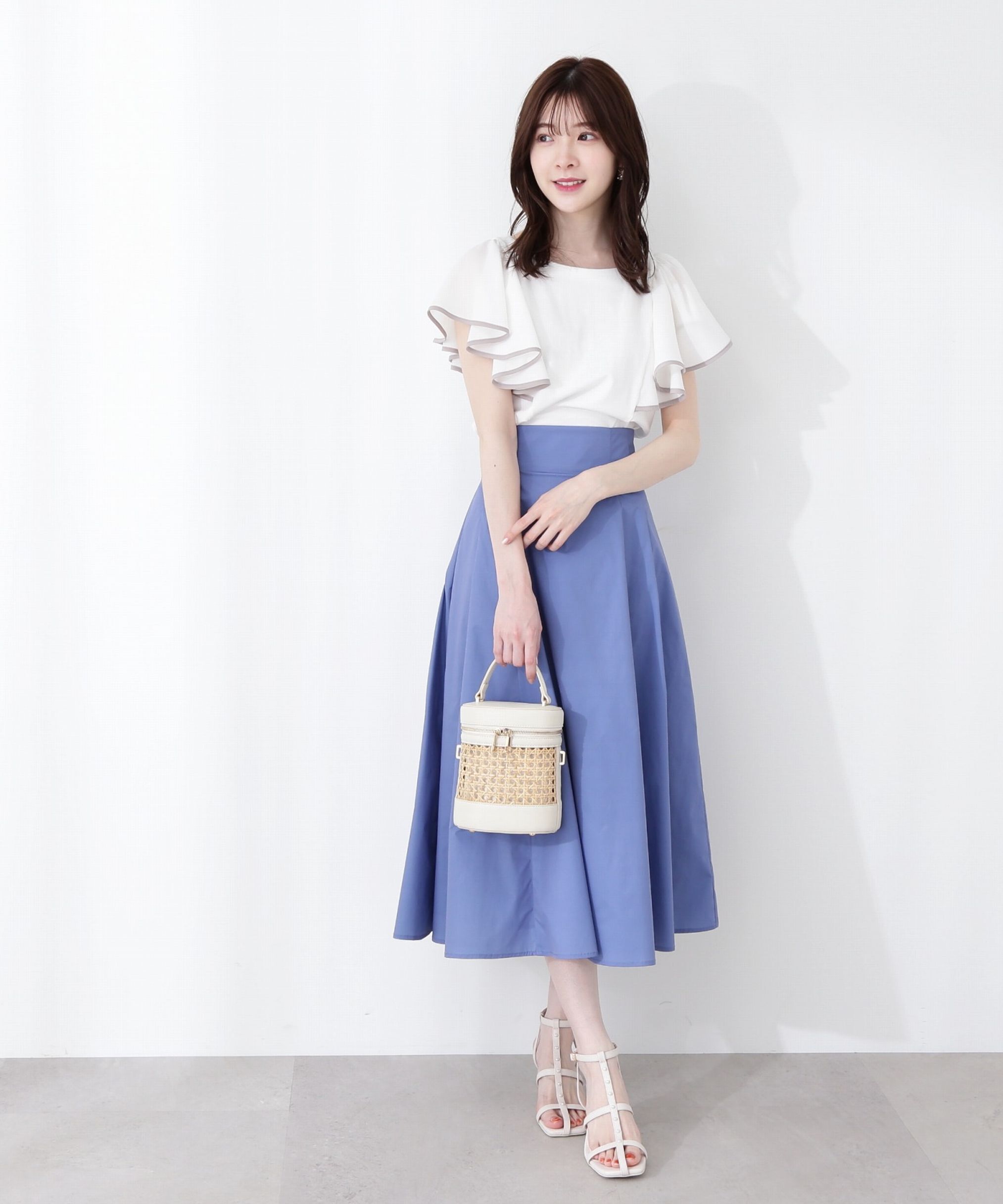 PROPORTION BODY DRESSING「｜美人百花5月号掲載 タイアップ休井美郷さん着用商品｜タフタスカート」|スカート|